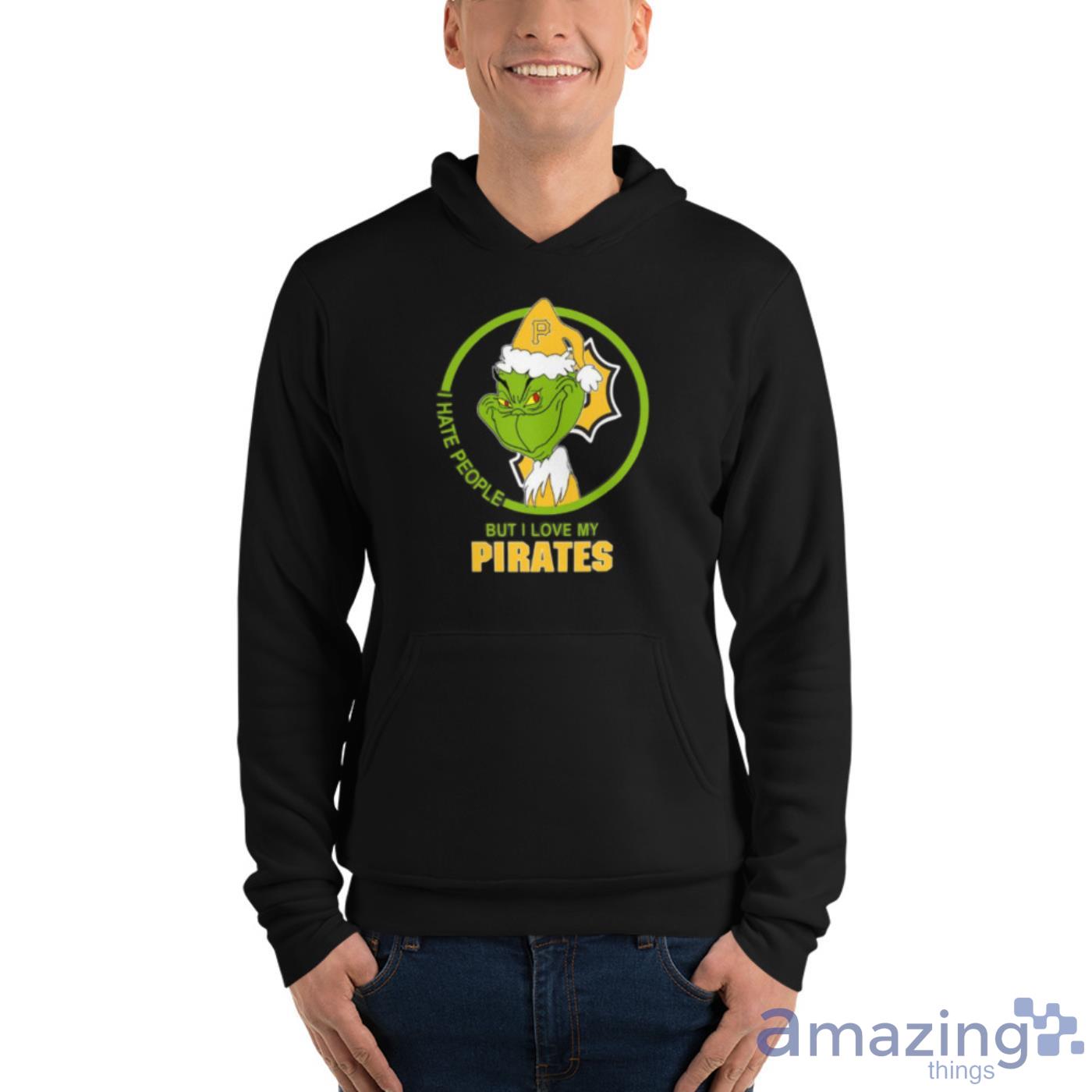 Christmas Gift MLB Pittsburgh Pirates Logo With Funny Grinch