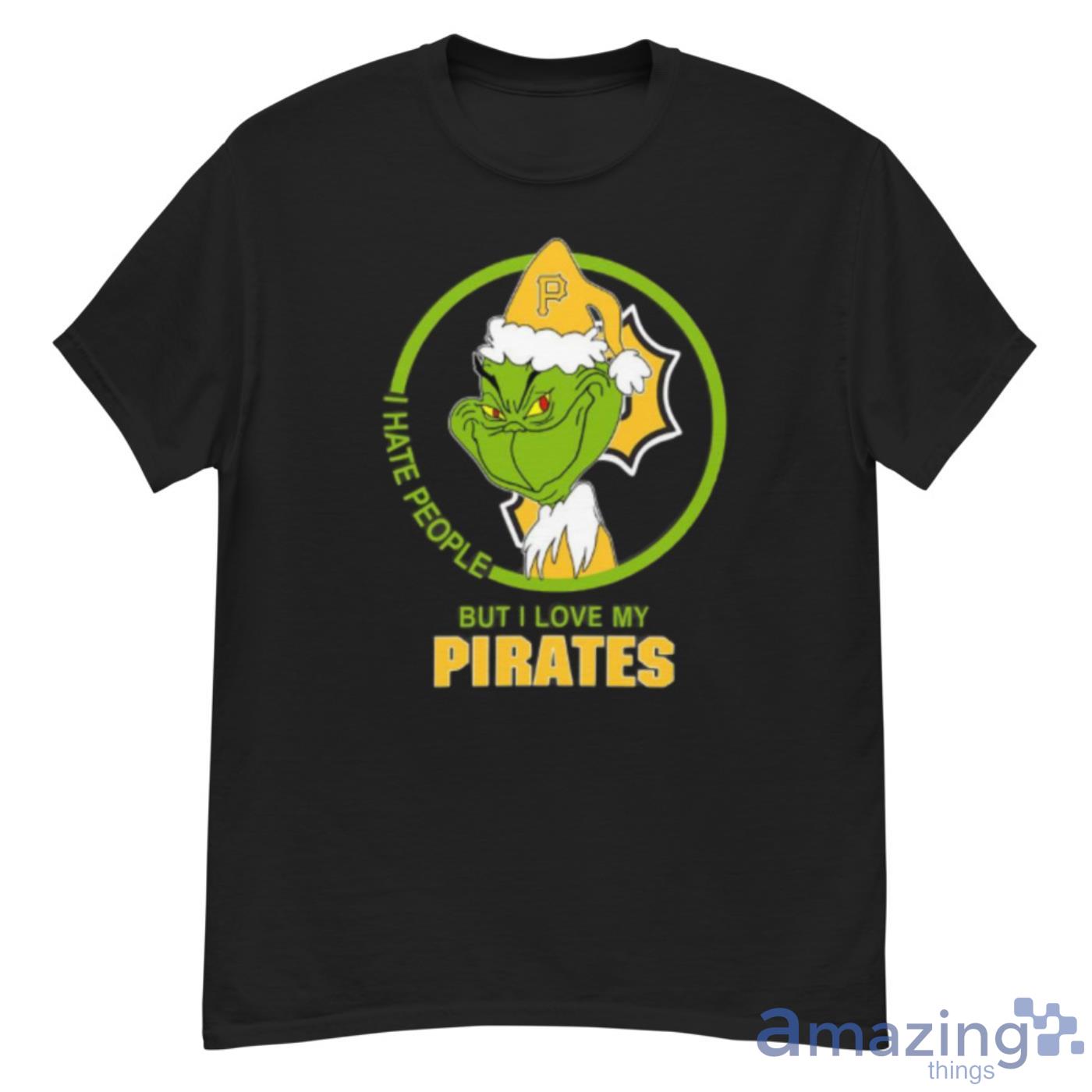 Christmas Gift MLB Pittsburgh Pirates Logo With Funny Grinch