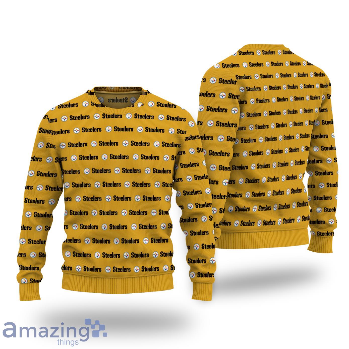 Pittsburgh Steelers Snow Flowers 3D Sweater Fans All Over Printed For Men  And Women Christmas Gift - YesItCustom