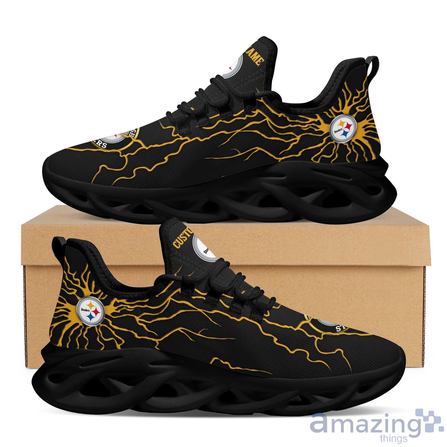 Pittsburgh Steelers NFL Collection Max Soul Shoes Personalized Name Chunky  Sneakers For Men Women - Freedomdesign