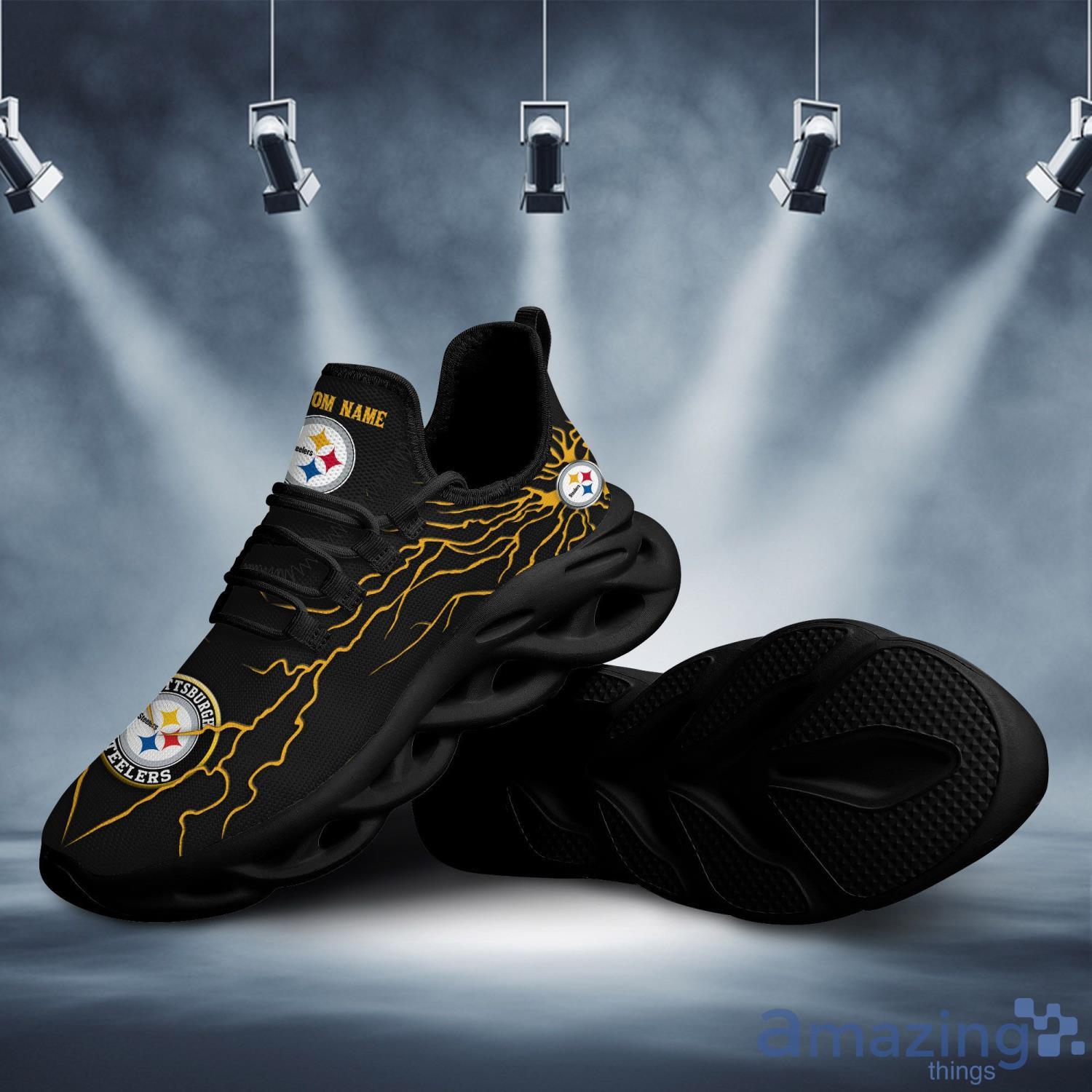 Pittsburgh Steelers Embrace Custom Name Chunky Sneaker AOP Gift Fans Max  Soul Shoes - YesItCustom