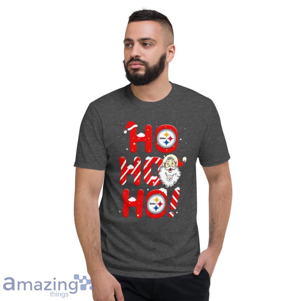 Pittsburgh Steelers Santa Claus Ho Ho Ho Christmas T-Shirt 