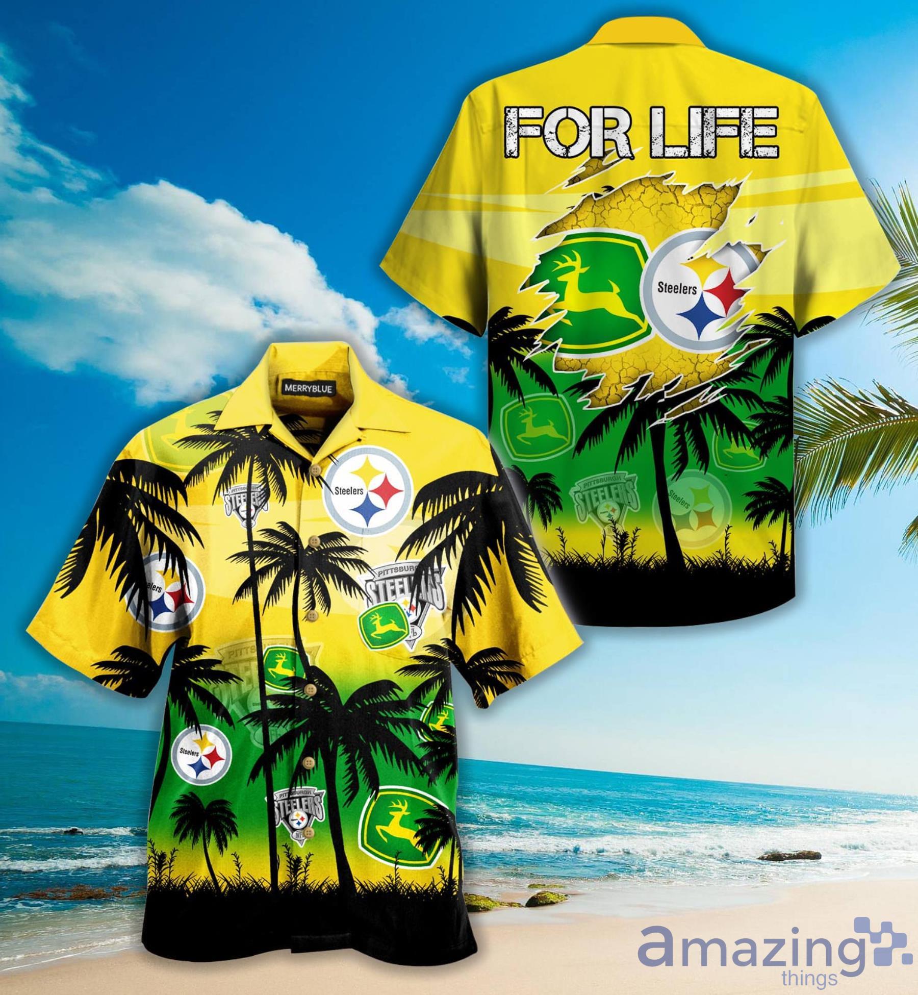 Pittsburgh Steelers Nfl John Deere Nfl Hawaiian Shirt For Fans Product Photo 1