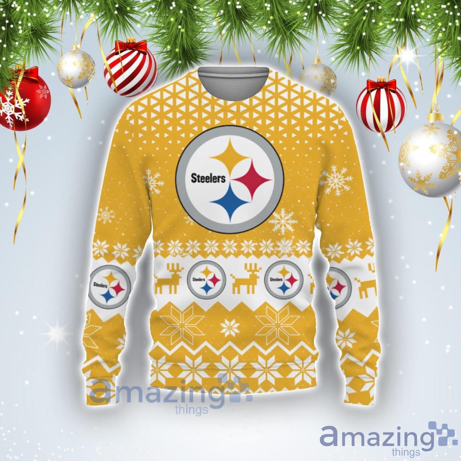 Pittsburgh Steelers Ugly Sweater Ornament