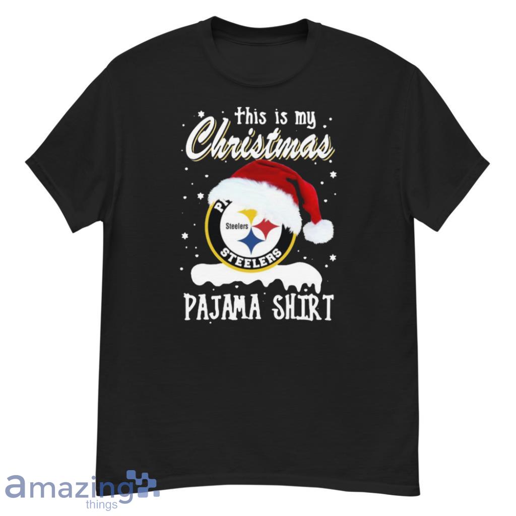 Pittsburgh Steelers This Is My Christmas Pajama Shirt image Pittsburgh Steelers This Is My Christmas Pajama Shirt - Short Sleeve T-Shirt