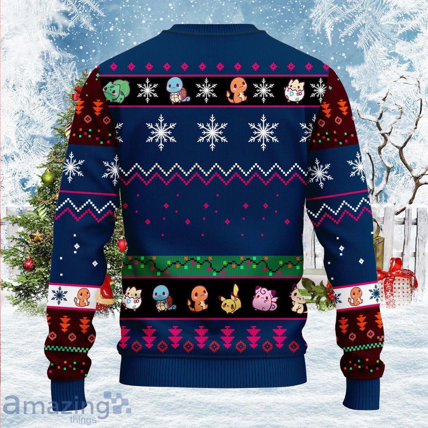 Pokemon New Cute Funny Cute Christmas Gift Ugly Christmas Sweater