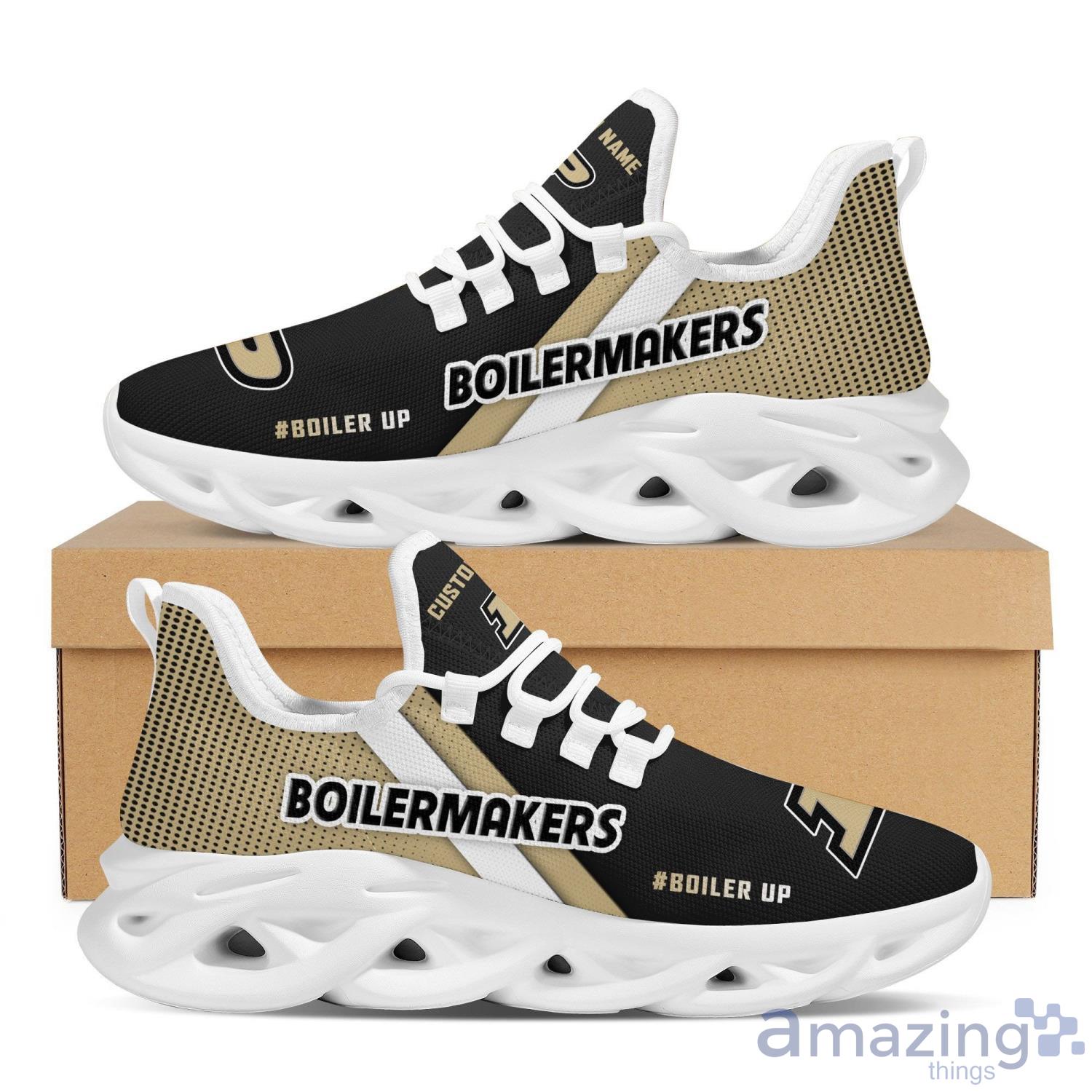 Purdue Boilermakers Custom Name Air Jordan 11 Shoes