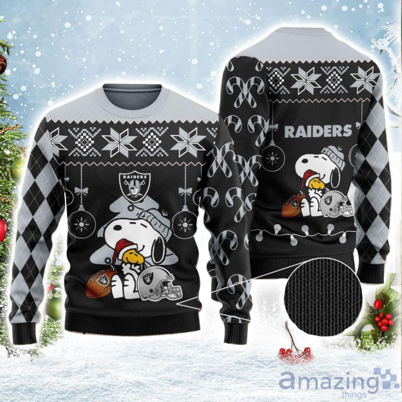 Las Vegas Raiders Snoopy Lover Ugly Christmas Sweater