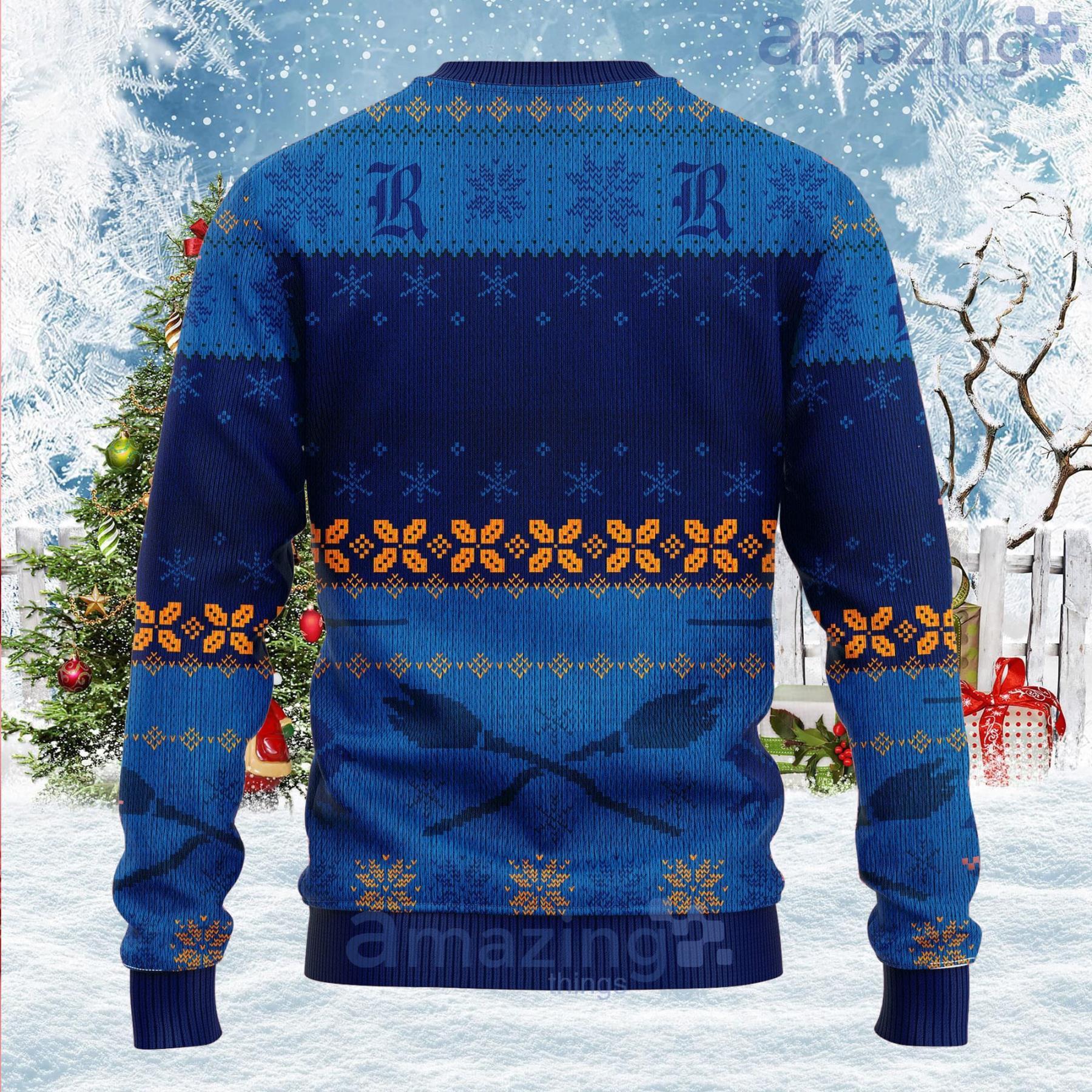 Raveclaw Blue Ugly Christmas Sweater image Raveclaw Blue Ugly Christmas Sweater Product Photo 2
