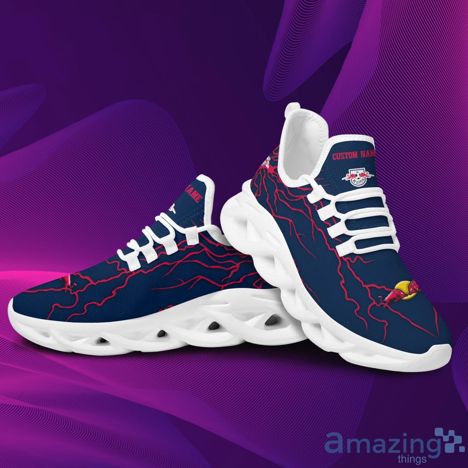 RB Leipzig Custom Name Stylish Graffiti Personality Max Soul Shoes image RB Leipzig Custom Name Stylish Graffiti Personality Max Soul Shoes Product Photo 3