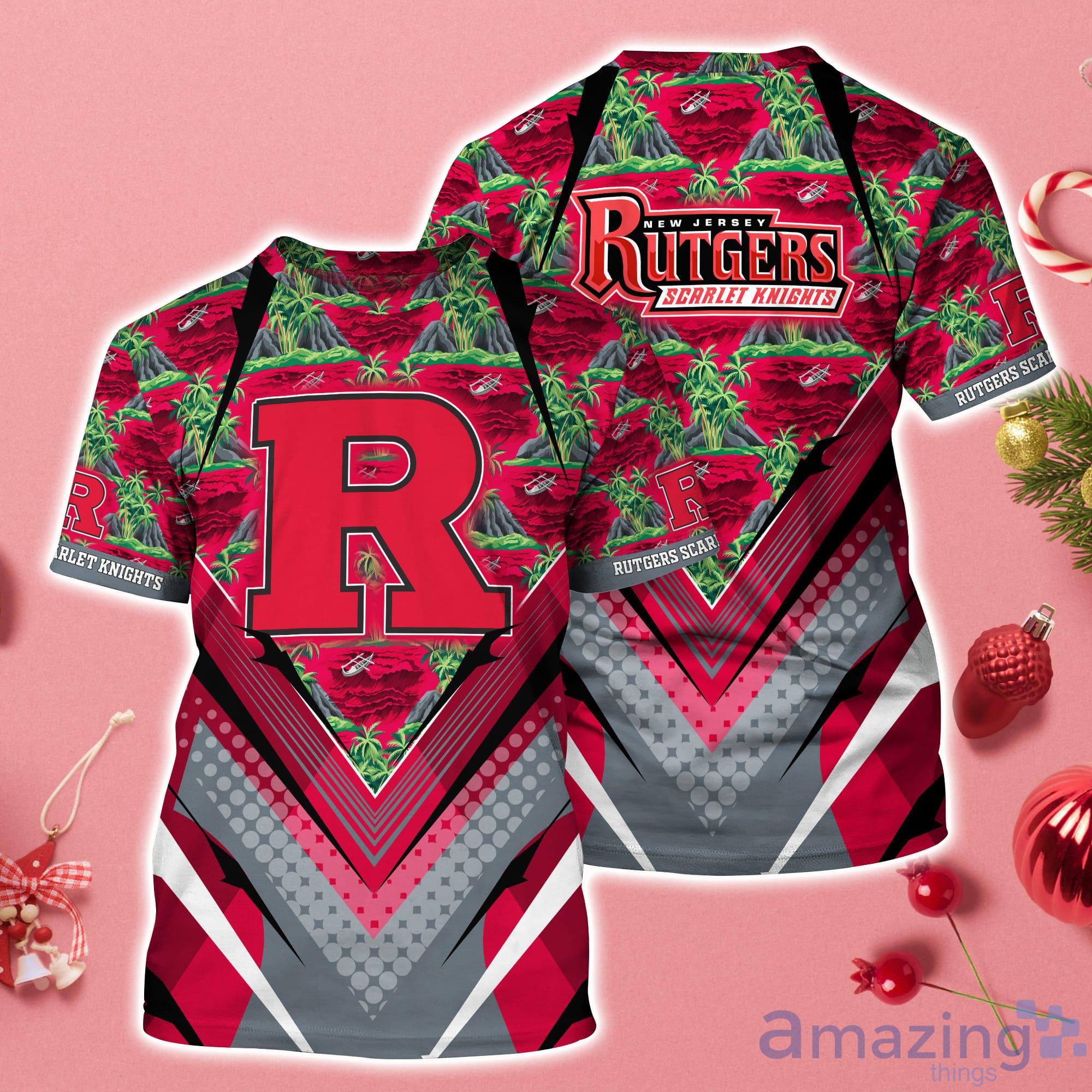 Rutgers Scarlet Knights Sport Team 3D T-Shirt For Fans Product Photo 1