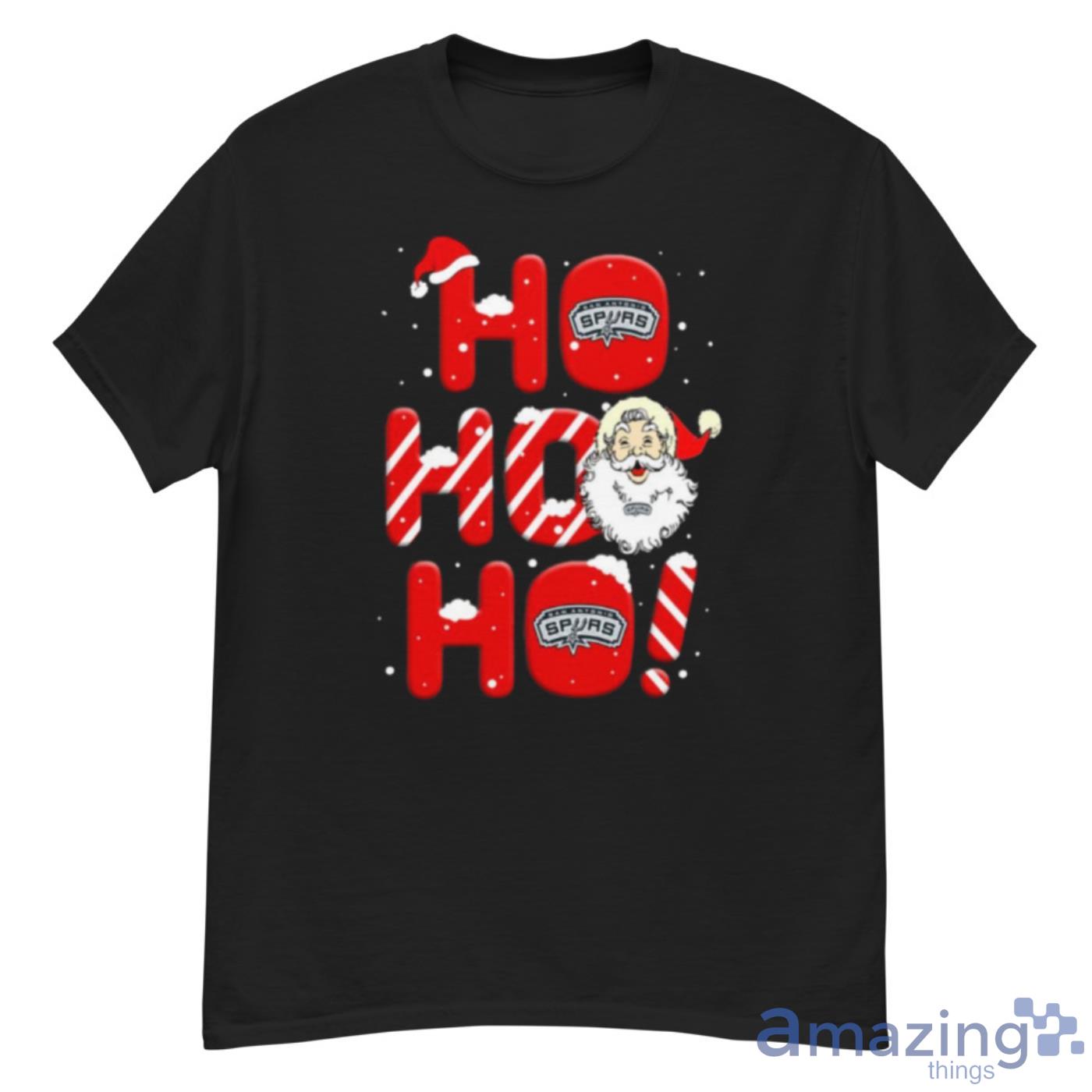 San Antonio Spurs NBA Basketball Ho Ho Ho Santa Claus Merry