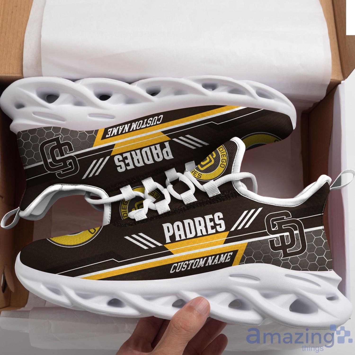 Personalized Shoes Playoffs San Diego Padres Air Jordan 13 Custom