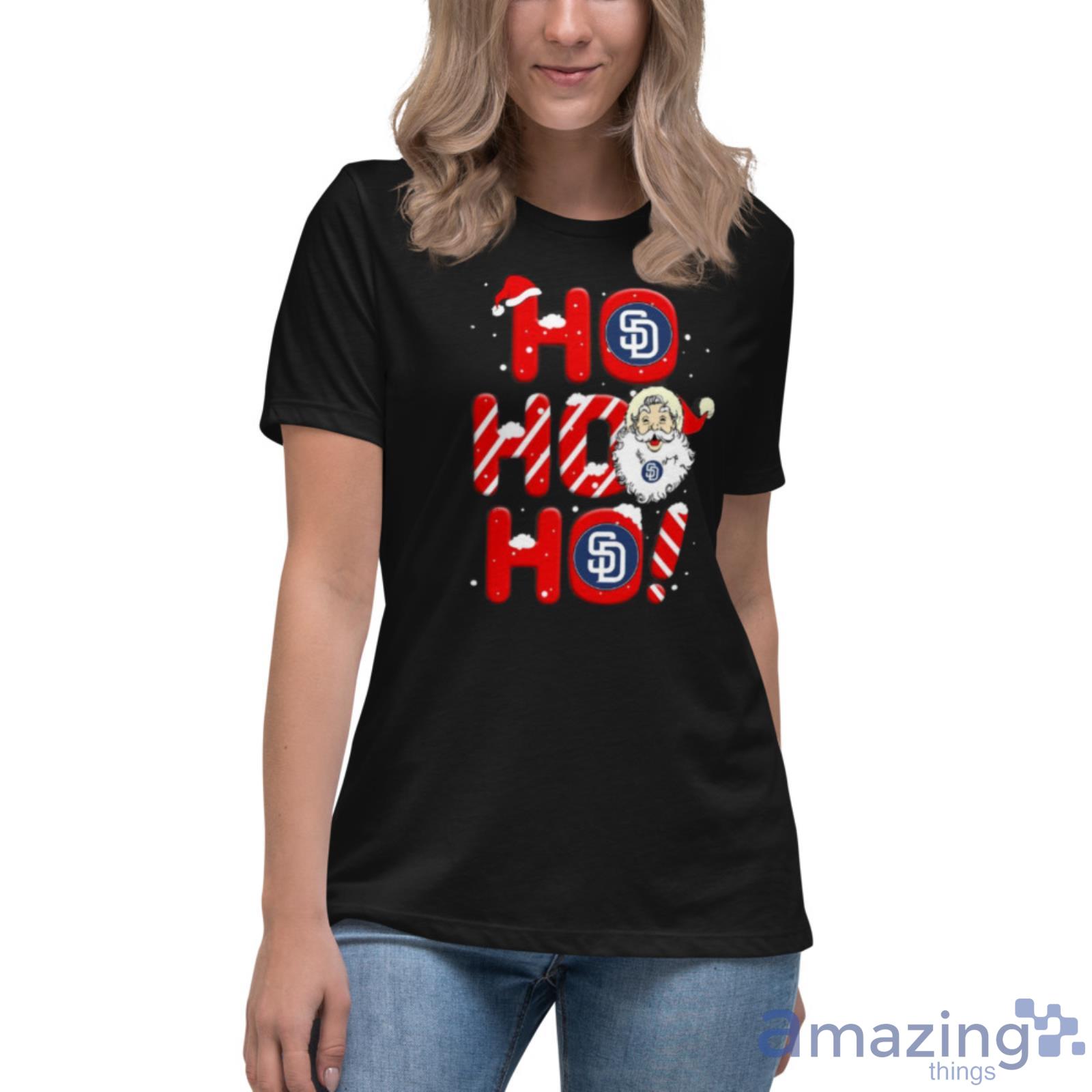 San Diego Padres MLB Baseball Ho Ho Ho Santa Claus Merry Christmas Shirt  Youth T-Shirt