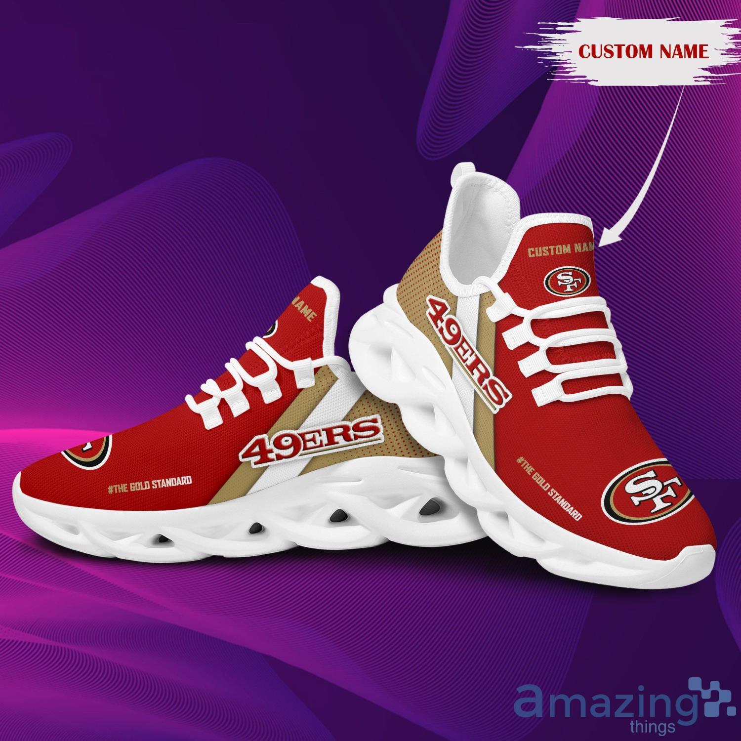 San Francisco 49ers Custom Name Max Soul Sneaker Running Shoes