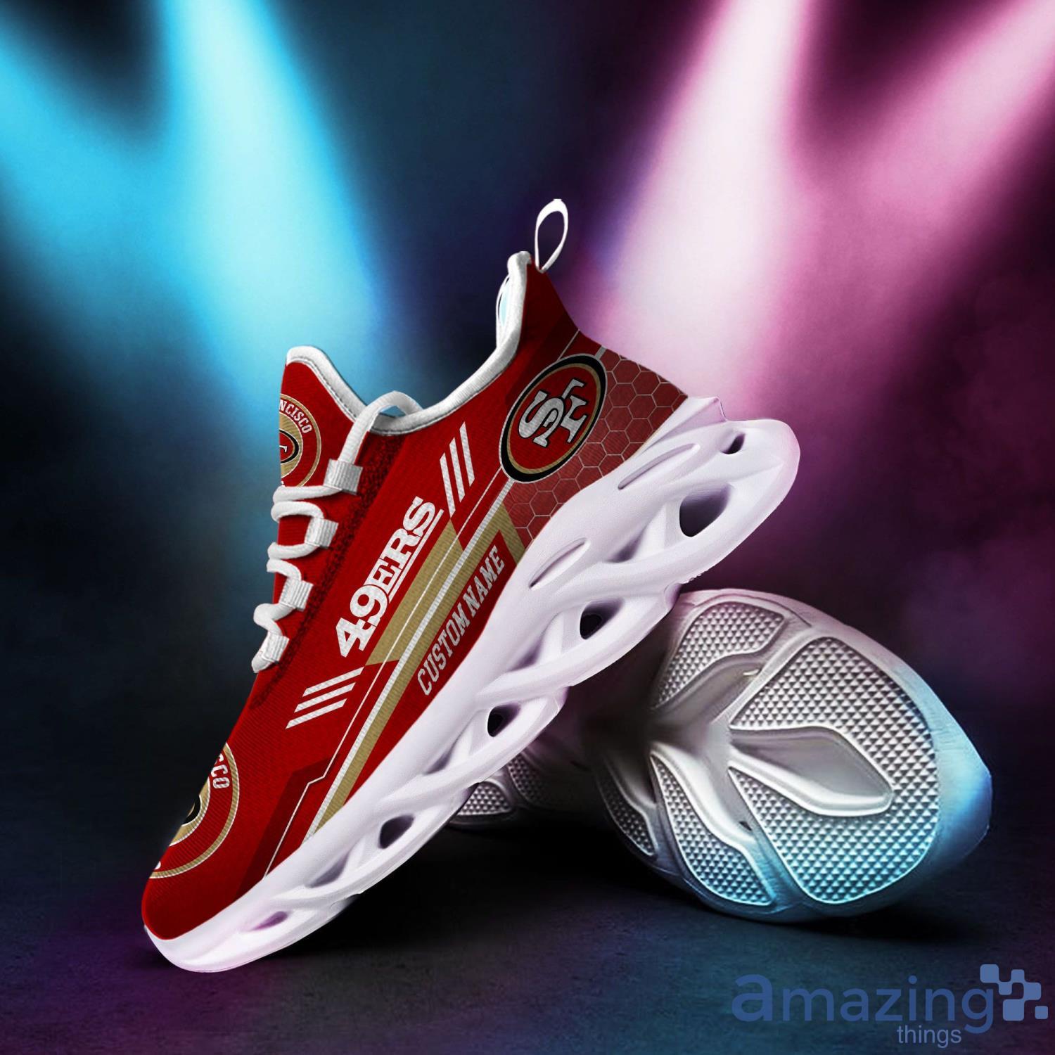 Nfl San Francisco 49ers Custom Name Max Soul Shoes Chunky Sneakers