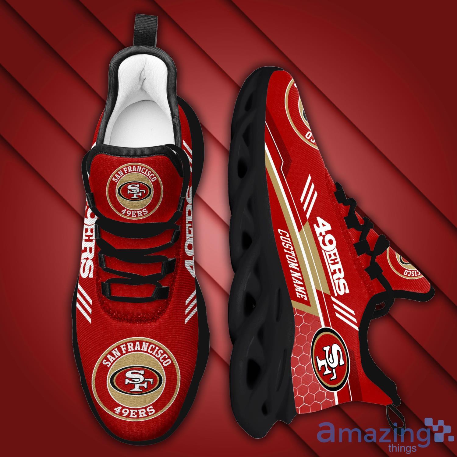 San Francisco 49Ers NFL Max Soul Shoes Custom Name Yoda Lover Gift Running  Sneakers - Banantees