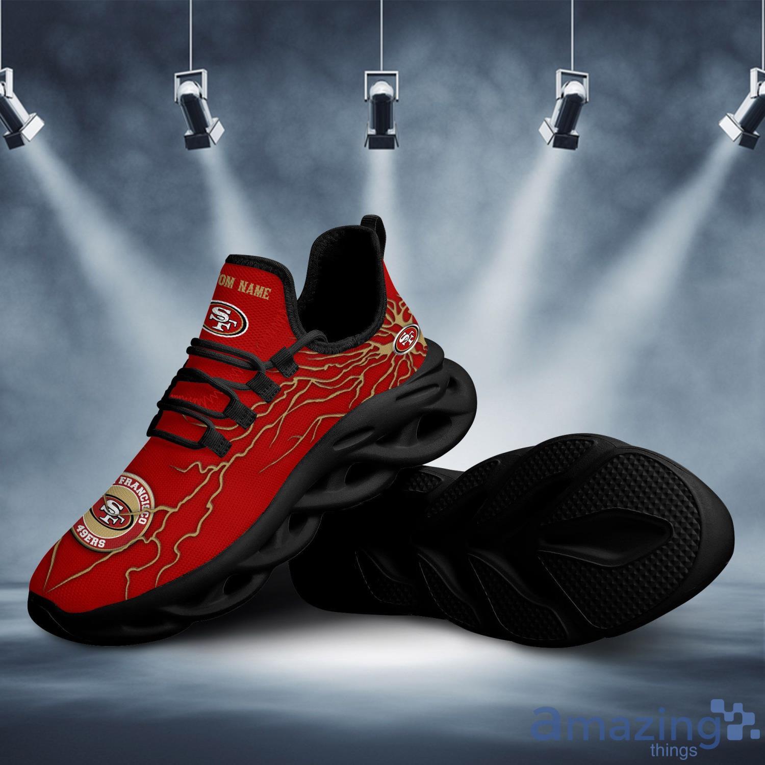 San Francisco 49ers Black Mix Red Max Soul Shoes