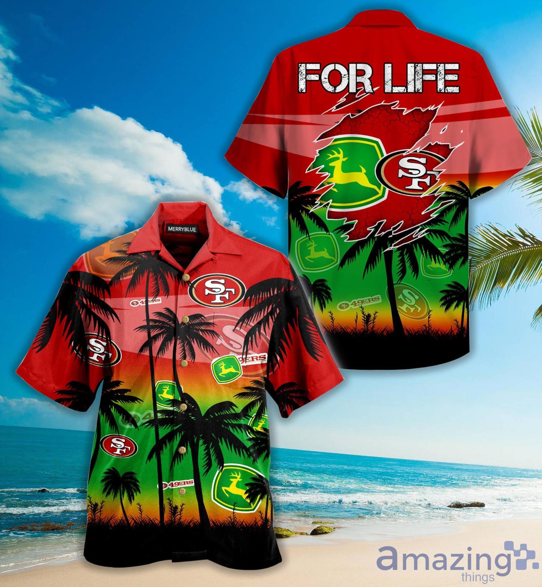 San Francisco 49ers John Deere Hawaiian Shirt For Fans Product Photo 1