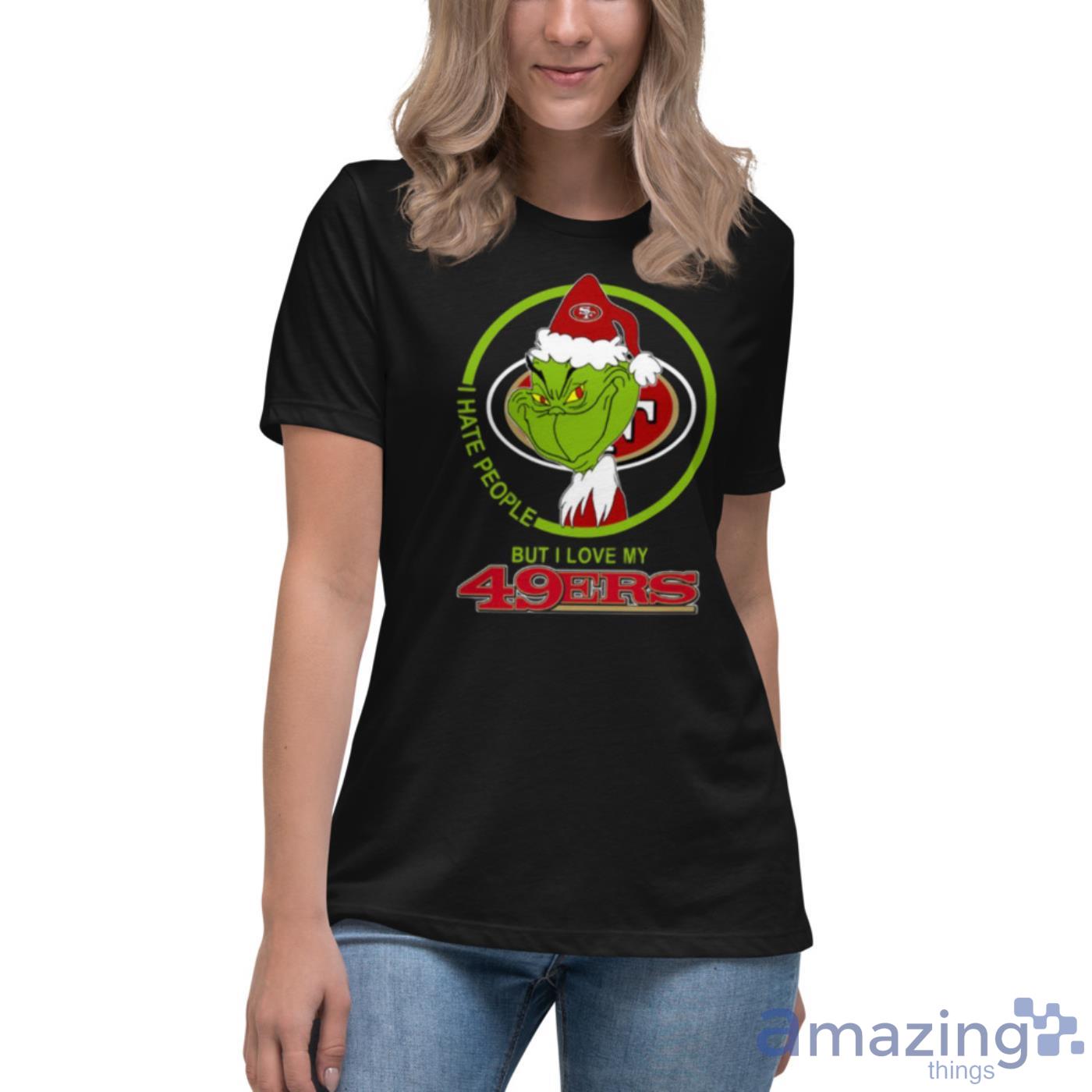 For NFL Fans San Francisco 49ers Grinch Hand Funny Men And Women