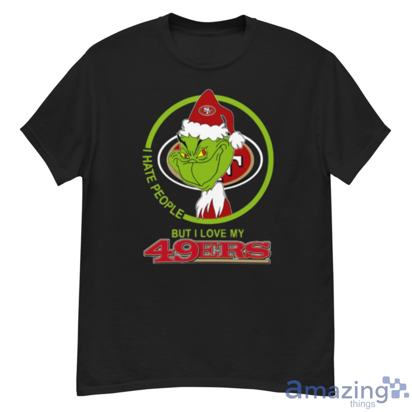 For NFL Fans San Francisco 49ers Grinch Hand Funny Men And Women