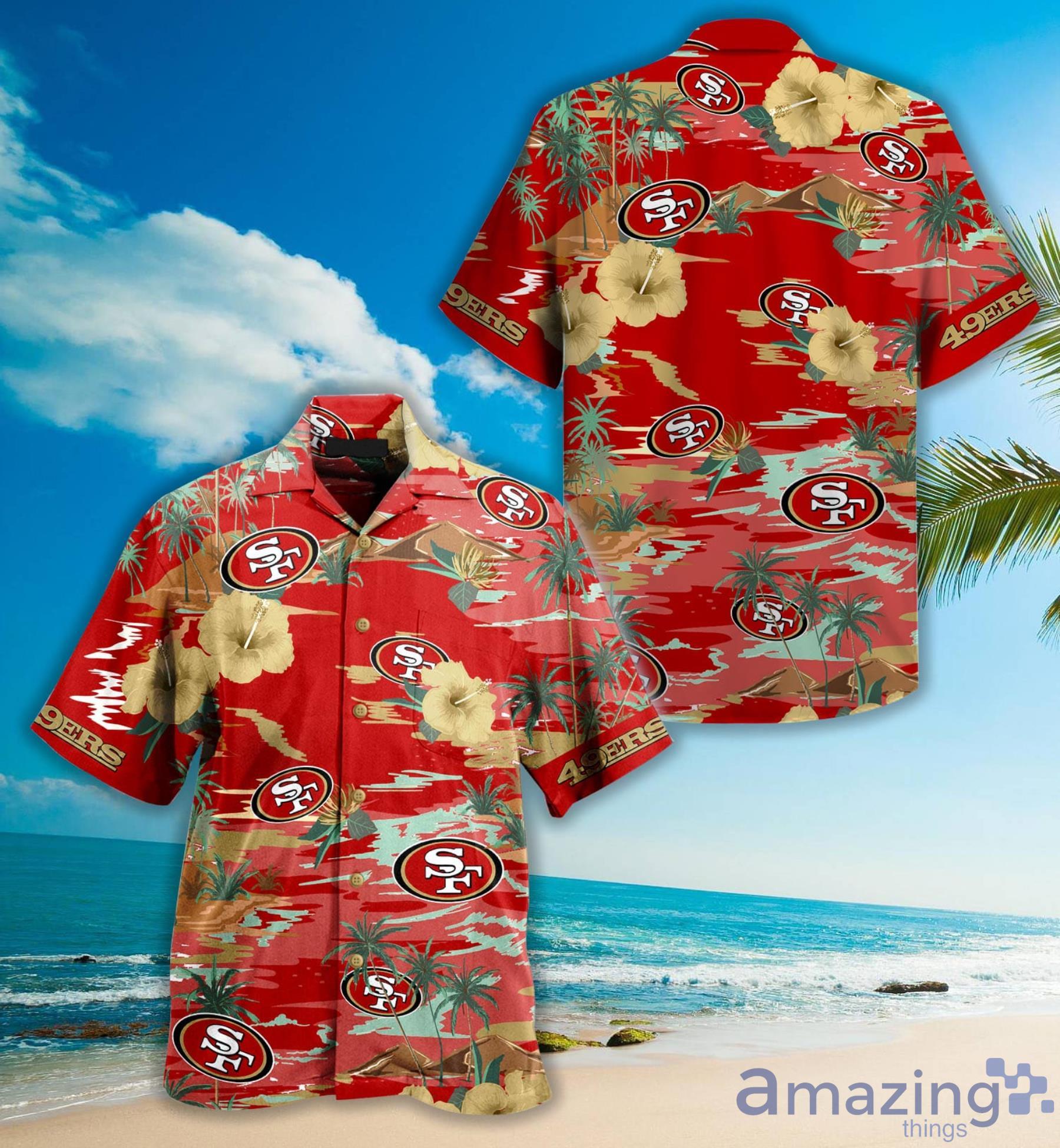 San Francisco 49ers NFL Flower Hawaiian Shirt Football Fans Shirt -  Banantees