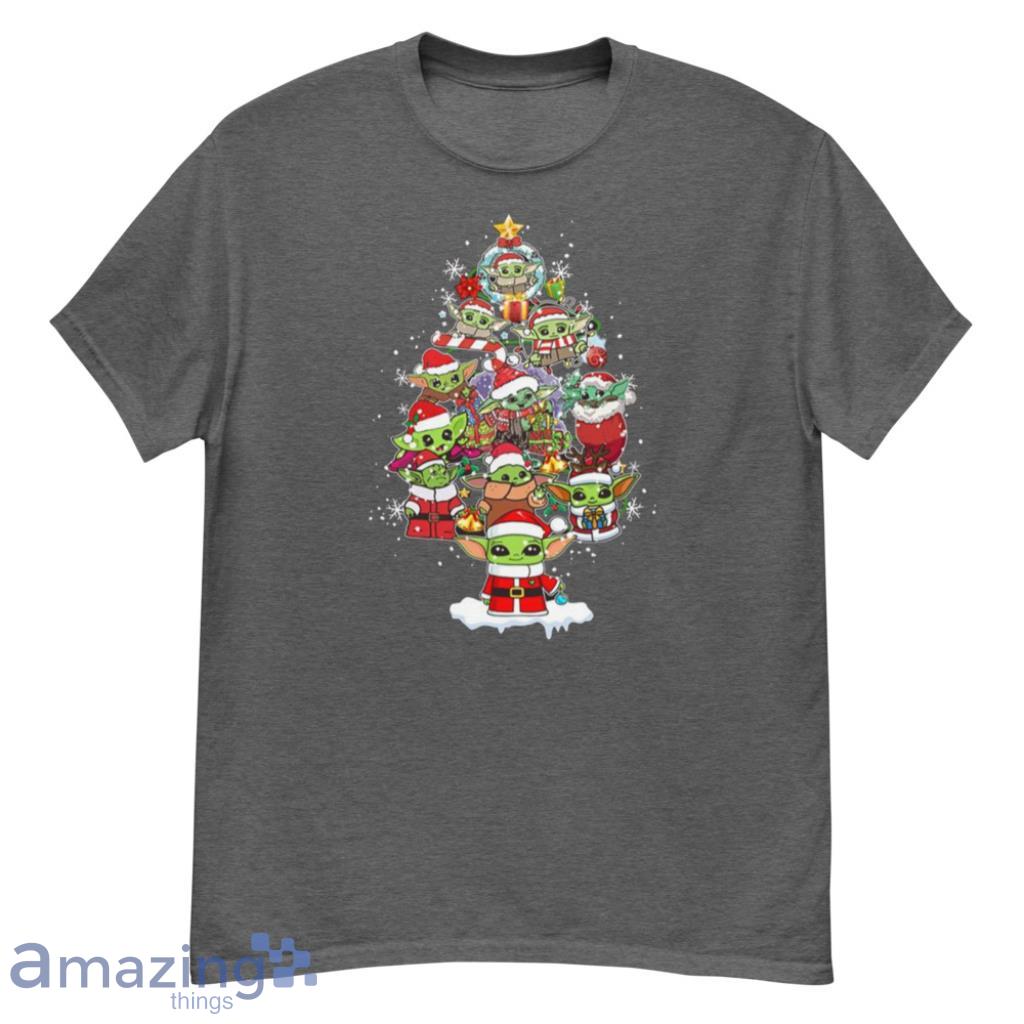 Santa Baby Yoda Disney Christmas Baby Yoda  Christmas Shirt - G500 Men’s Classic T-Shirt-1