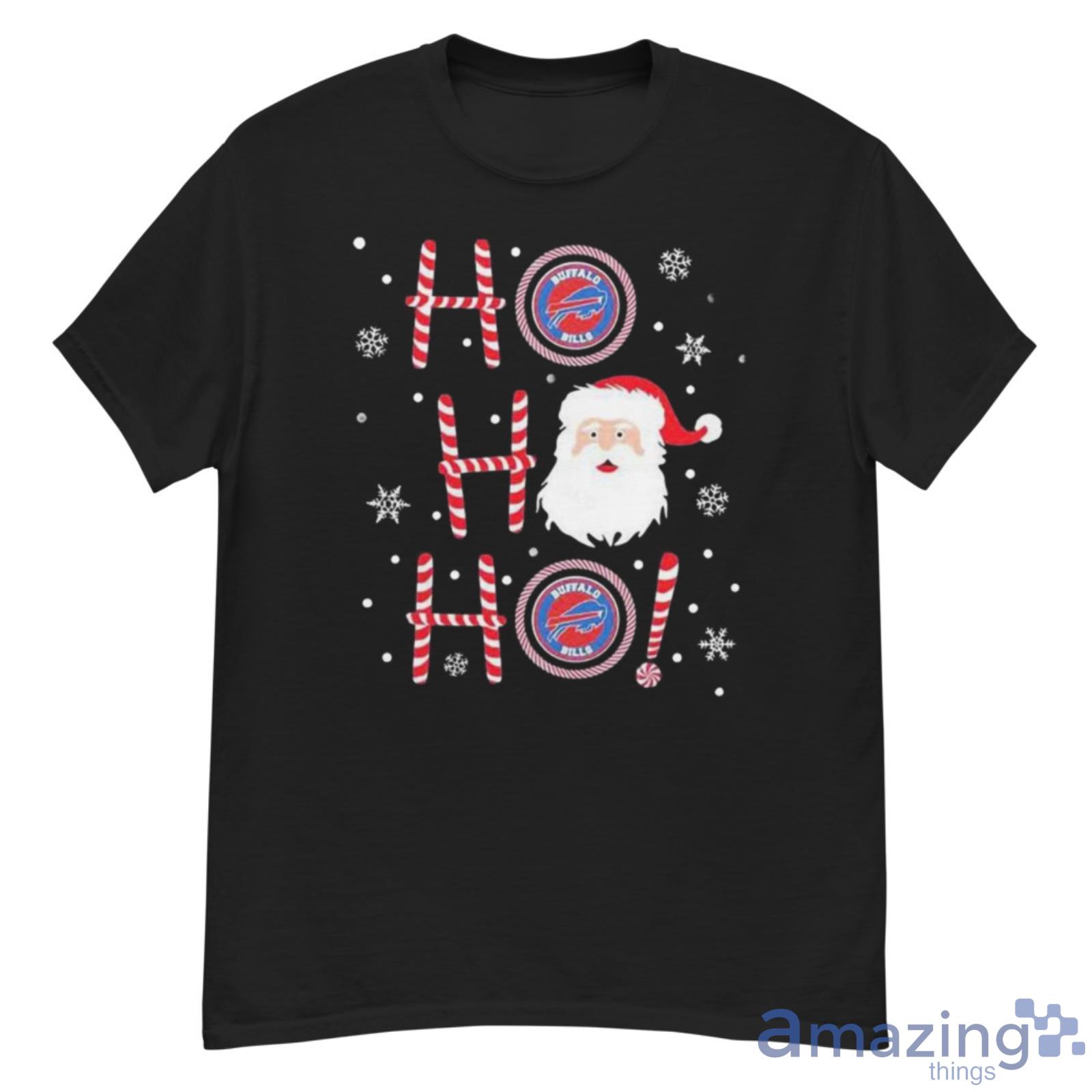 Santa Claus Ho Ho Ho Buffalo Bills Christmas Shirt - G500 Men’s Classic T-Shirt