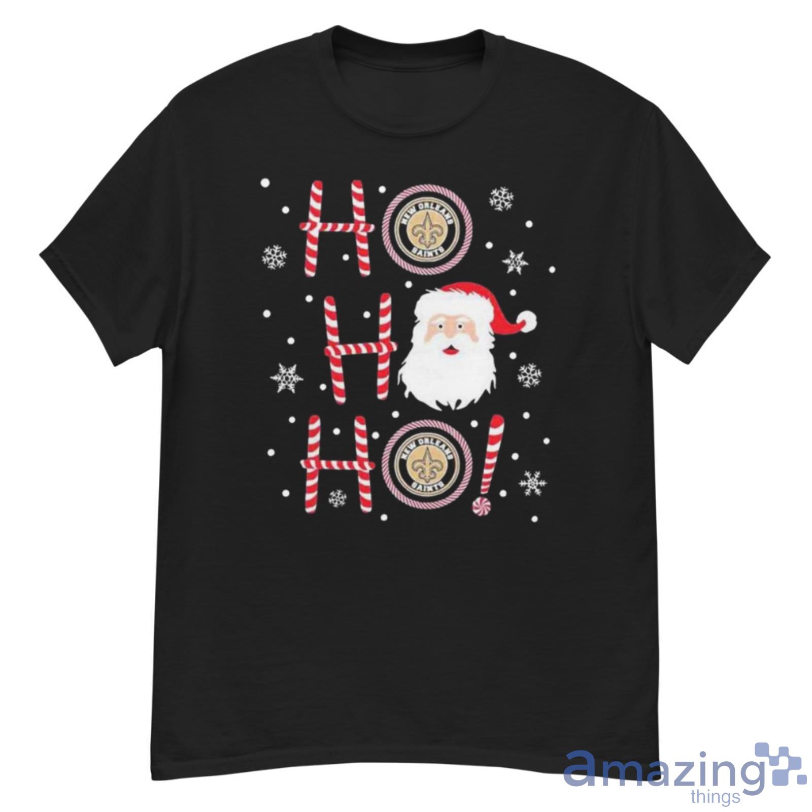 Santa Claus Ho Ho Ho New Orleans Saints Christmas Shirt - G500 Men’s Classic T-Shirt