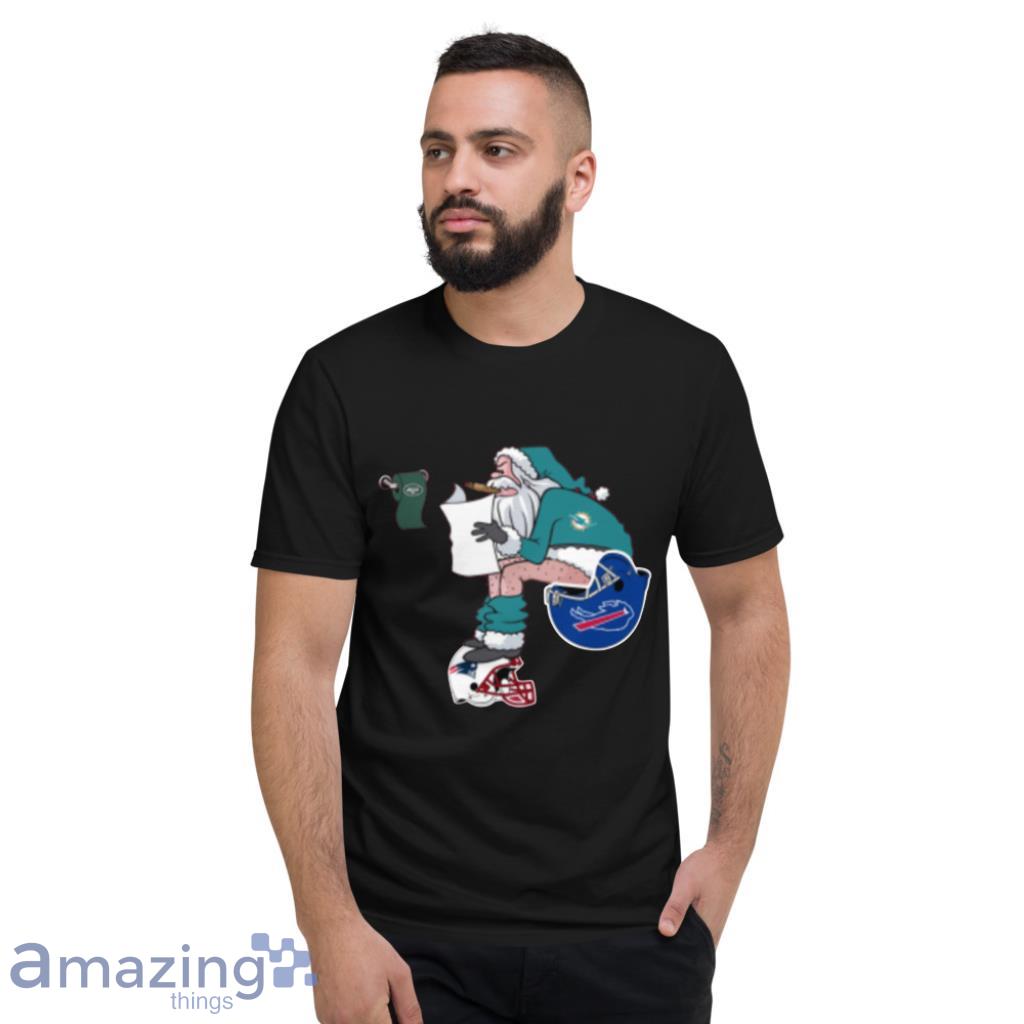 Santa Claus Miami Dolphins Shit On Other Teams Christmas Premium Men's T- Shirt 