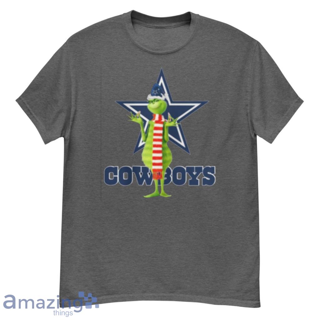 Santa Grinch Dallas Cowboys Christmas Tee Shirt - ReviewsTees