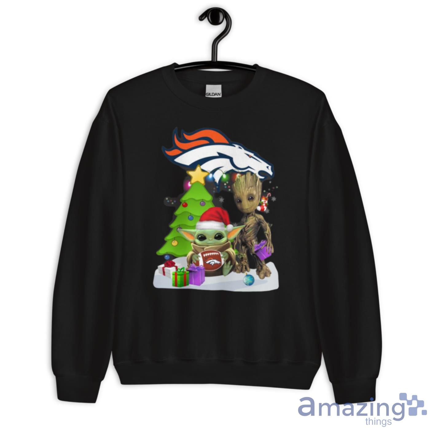 Baby Yoda hug Denver Broncos shirt, hoodie, sweater and v-neck t-shirt