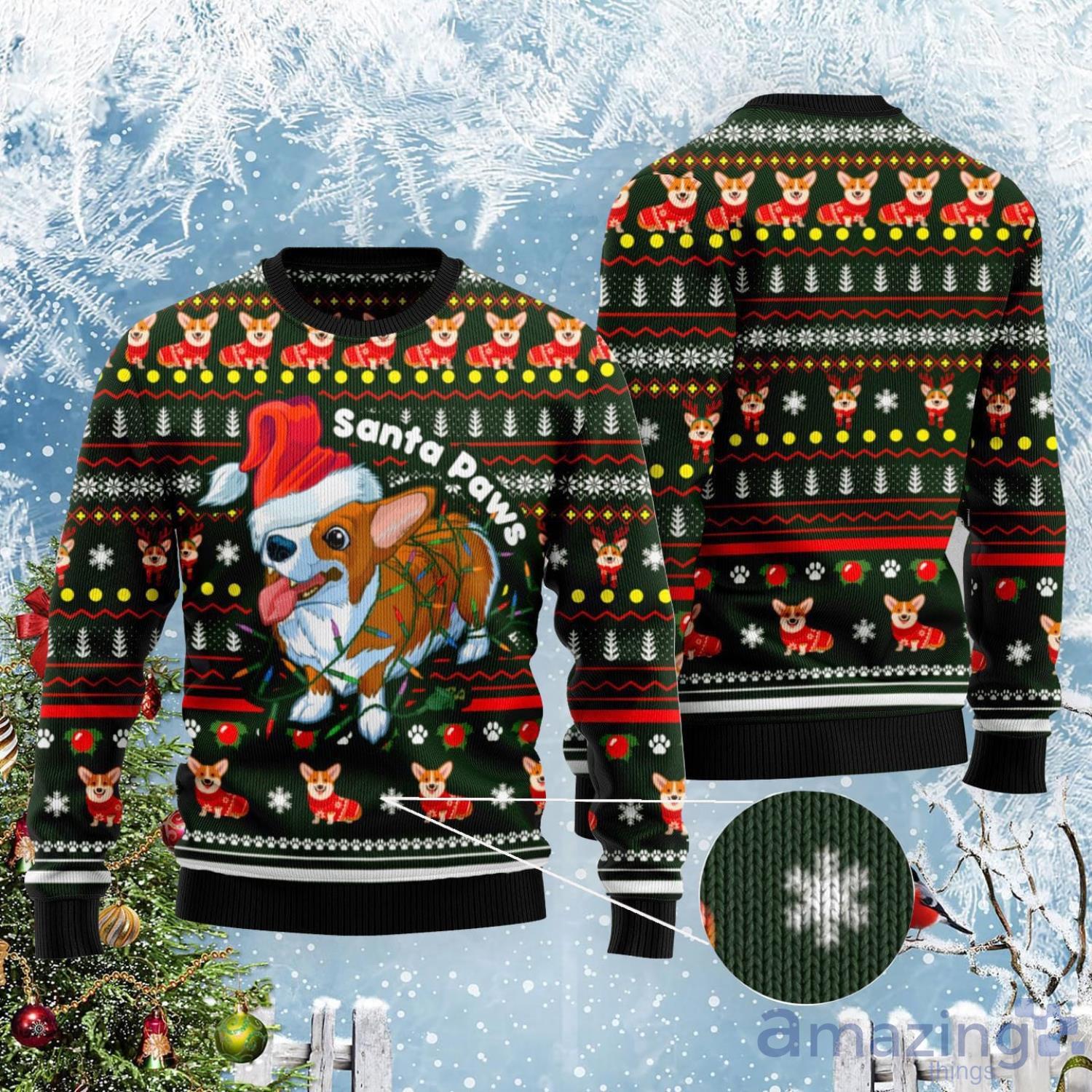 Santa Paws Dog Ugly Christmas Sweater