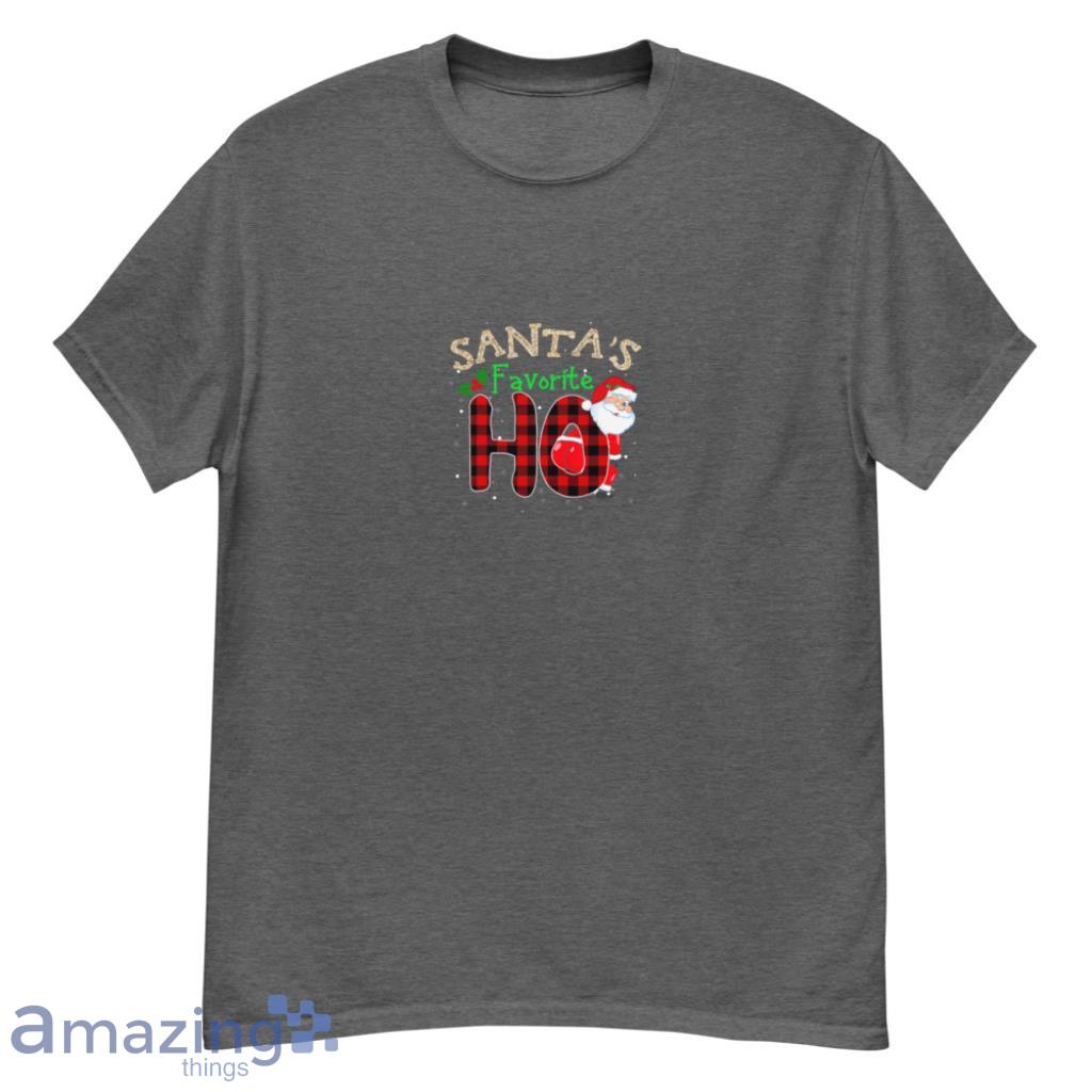 Santa's Favorite Ho Xmas Pajama Funny Naughty Christmas Shirt - G500 Men’s Classic T-Shirt-1