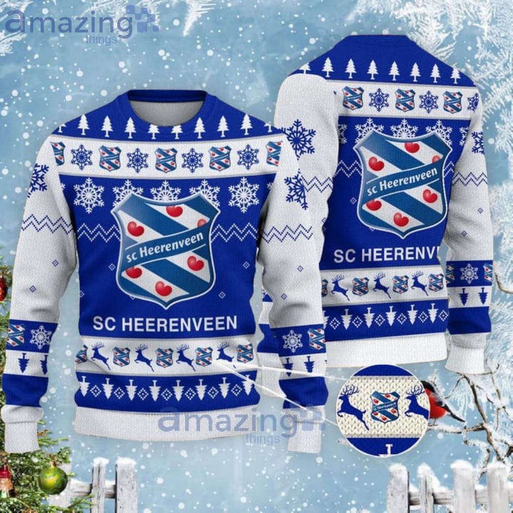 SC Heerenveen Christmas Gift Ugly Christmas Sweater For Men And Women Product Photo 1