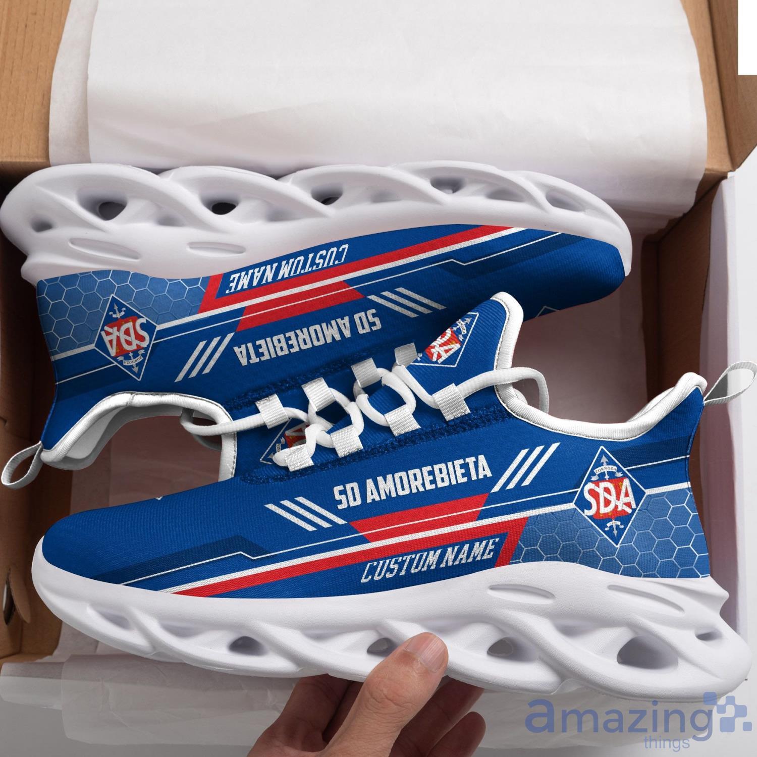 SD Amorebieta Custom Name Max Soul Sneaker Running Shoes For Football Fan Product Photo 1