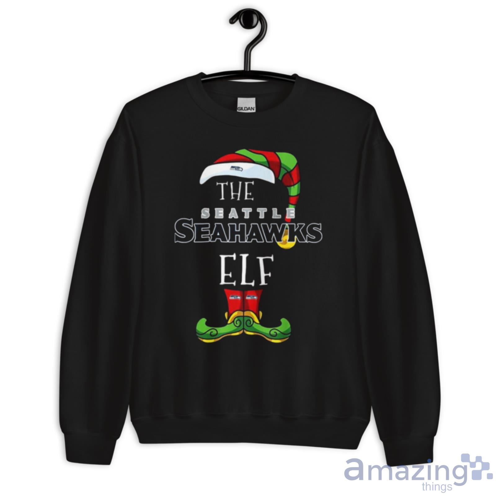 Seattle Seahawks Christmas Elf Funny Nfl Shirt