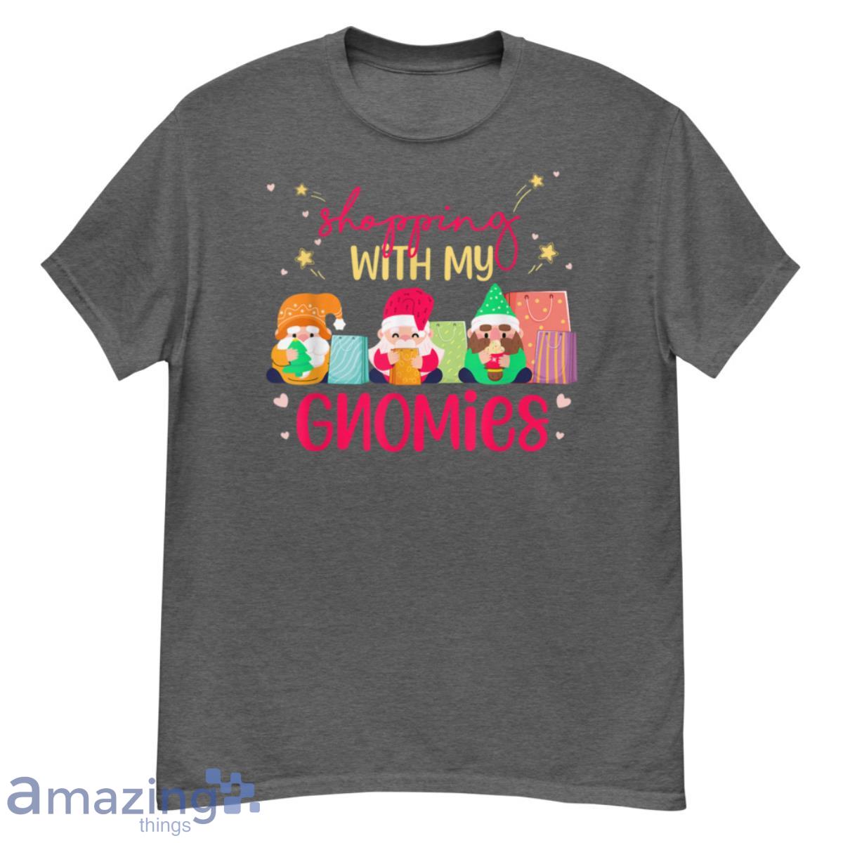 Shopping With My Gnomies Christmas Shirt - G500 Men’s Classic T-Shirt-1