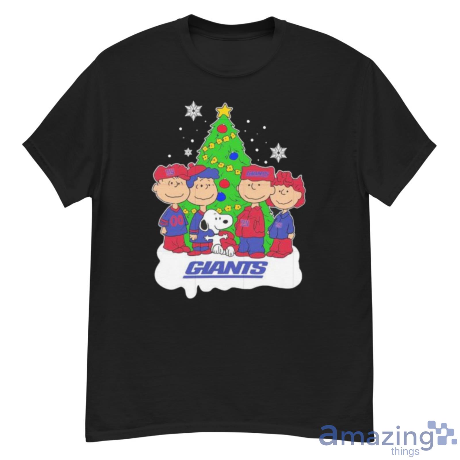 Snoopy And Friend The Peanuts New York Giants Christmas Shirt - G500 Men’s Classic T-Shirt