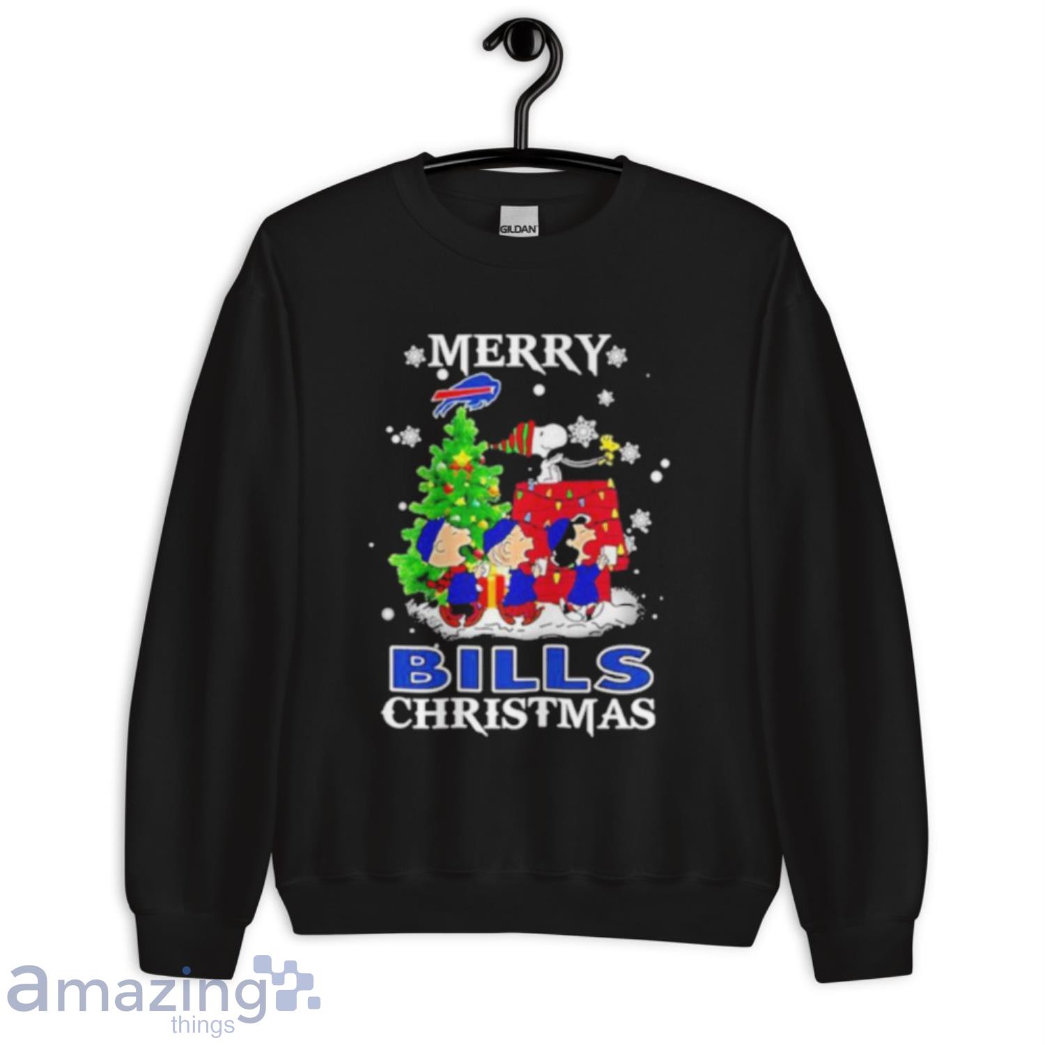 Snoopy Charlie Brown and Friends Buffalo Bills Merry Bills Christmas shirt,  hoodie, sweatshirt and tank top