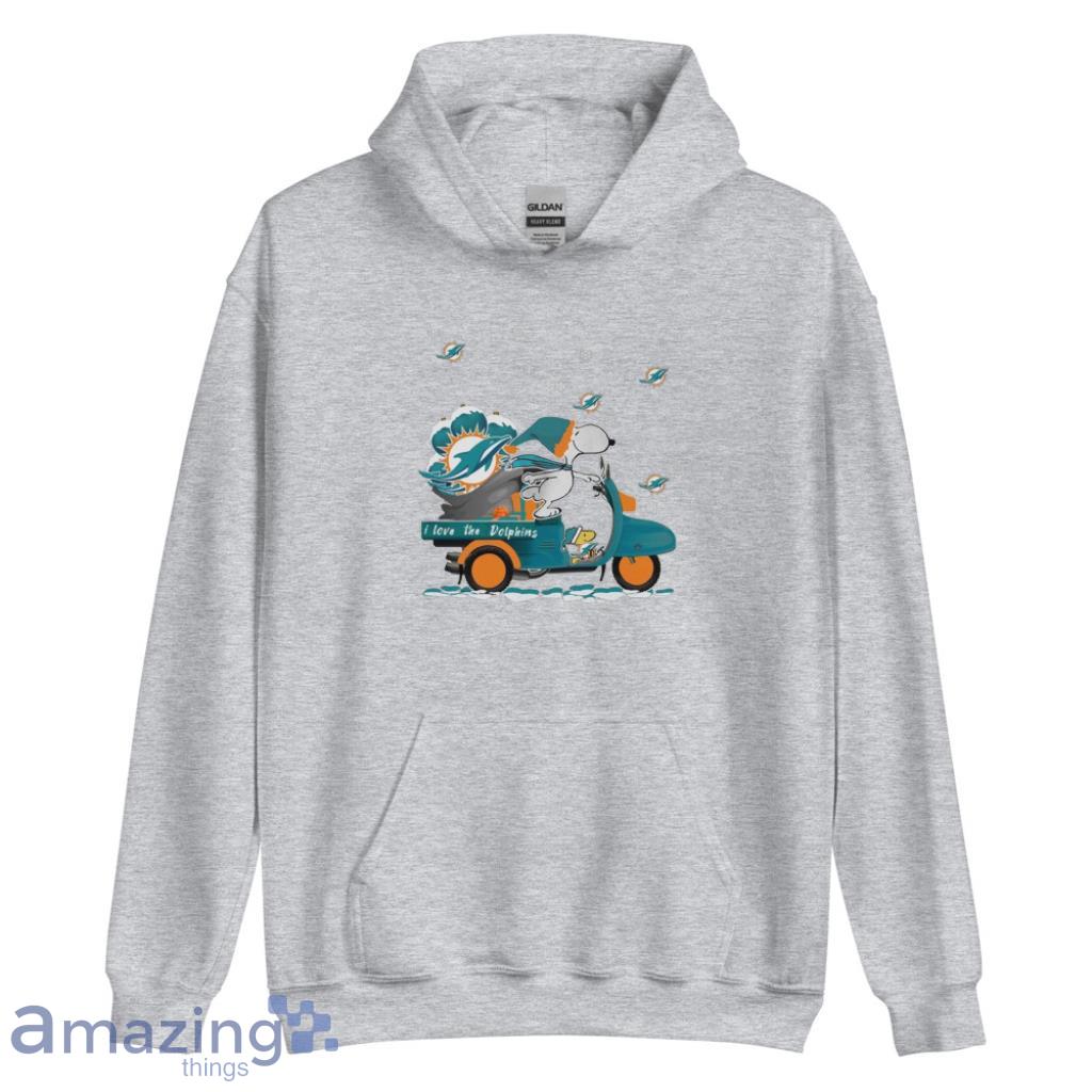 Snoopy Miami Dolphins NFL Player Christmas Shirt