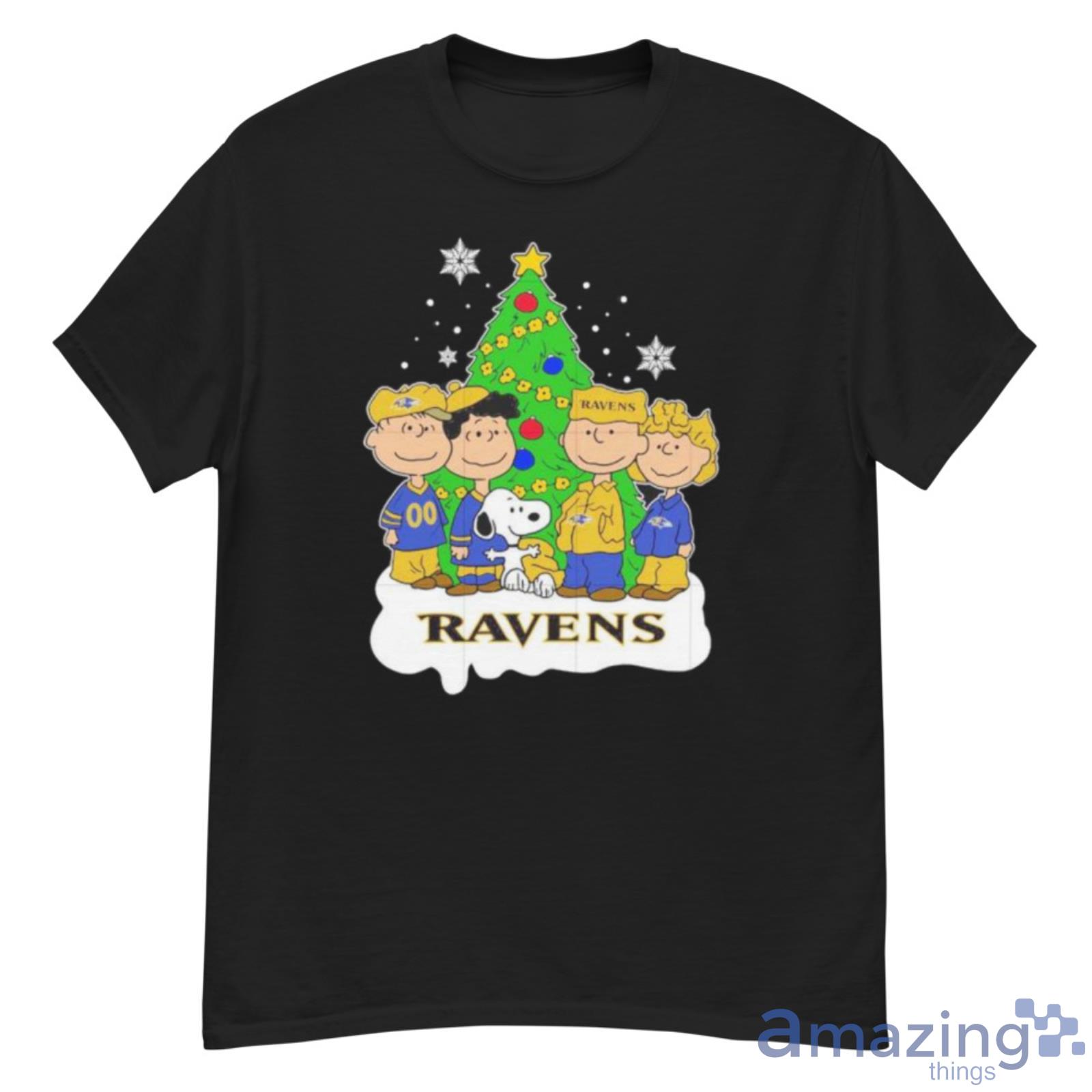 Baltimore Ravens Are Coming To Town Snoopy Christmas T-Shirt - T-shirts Low  Price