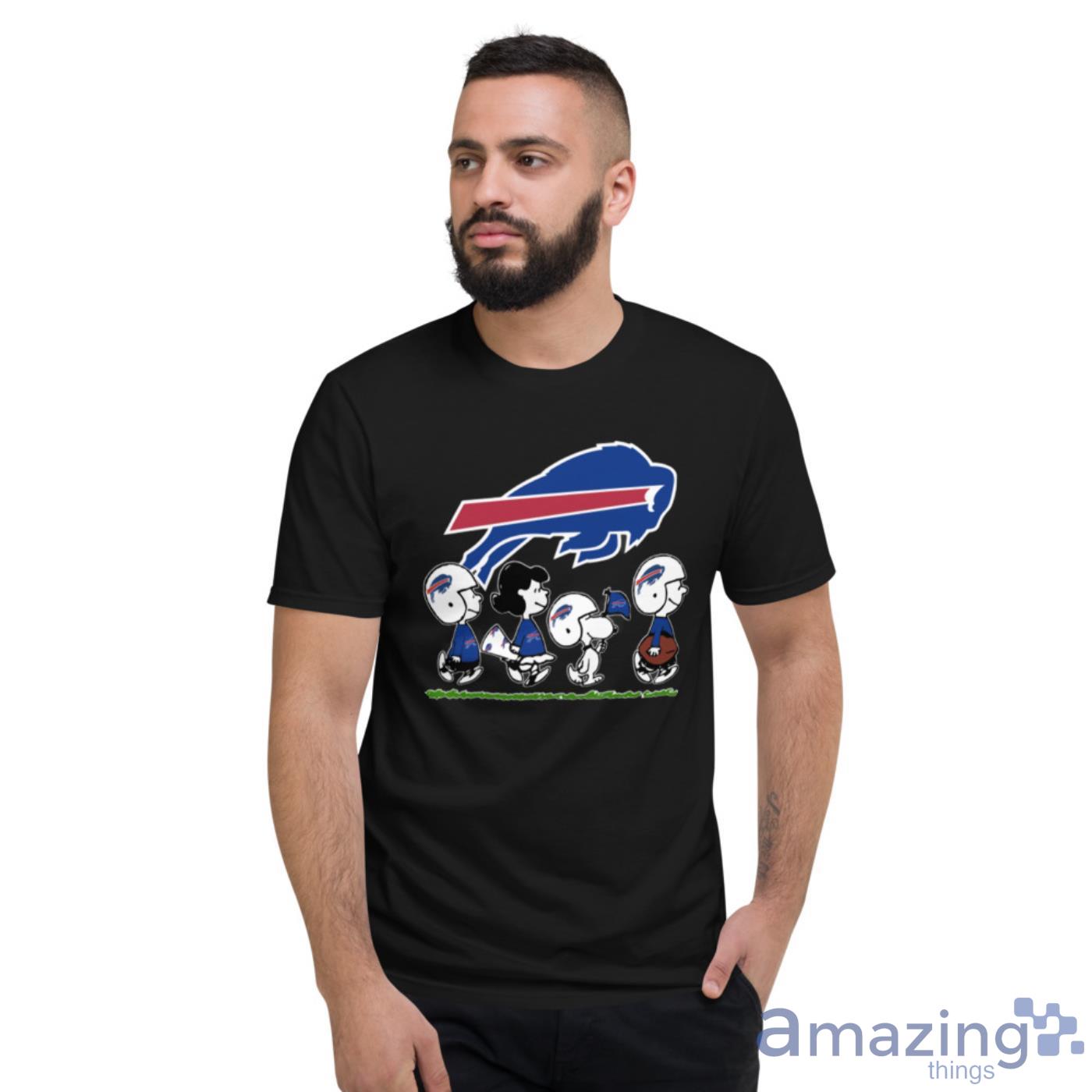 Snoopy The Peanuts Cheer For The Buffalo Bills Nfl Men Women T-Shirt