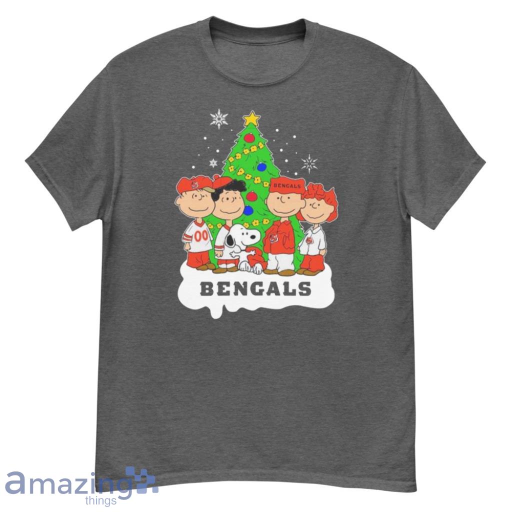 Snoopy The Peanuts Cincinnati Bengals Christmas Shirt - G500 Men’s Classic T-Shirt-1