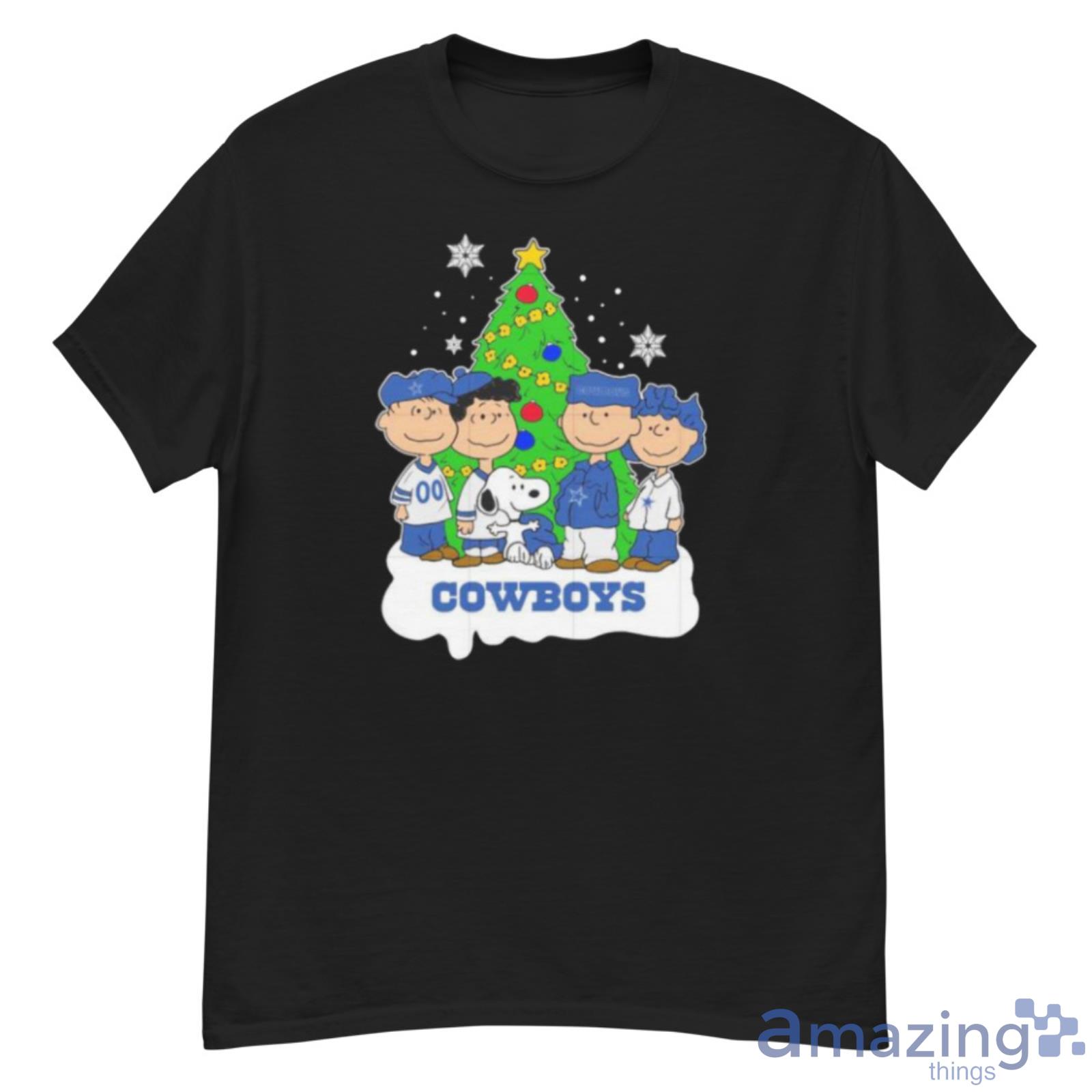 Snoopy The Peanuts Dallas Cowboys Christmas Shirt