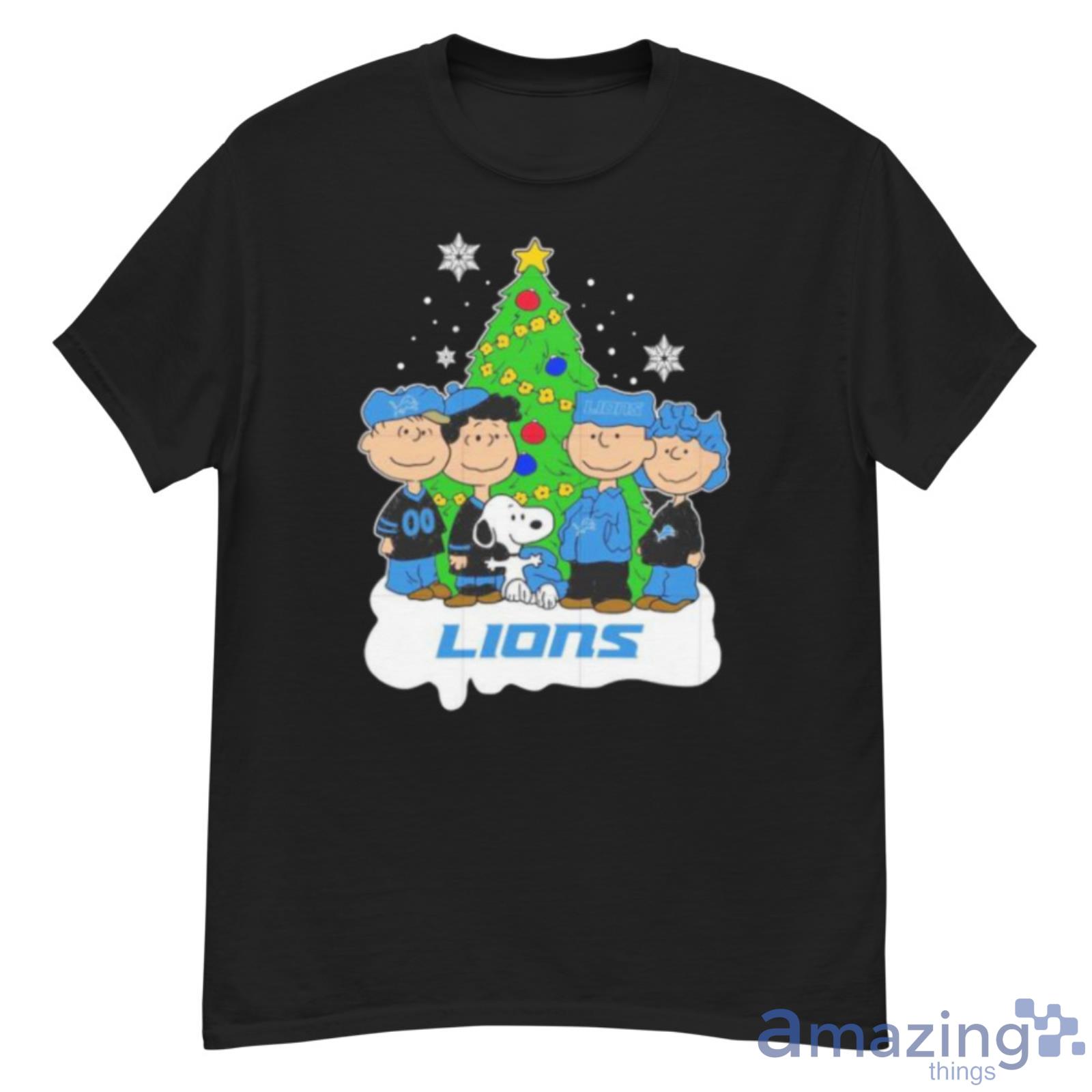 Snoopy The Peanuts Detroit Lions Christmas Shirt - G500 Men’s Classic T-Shirt