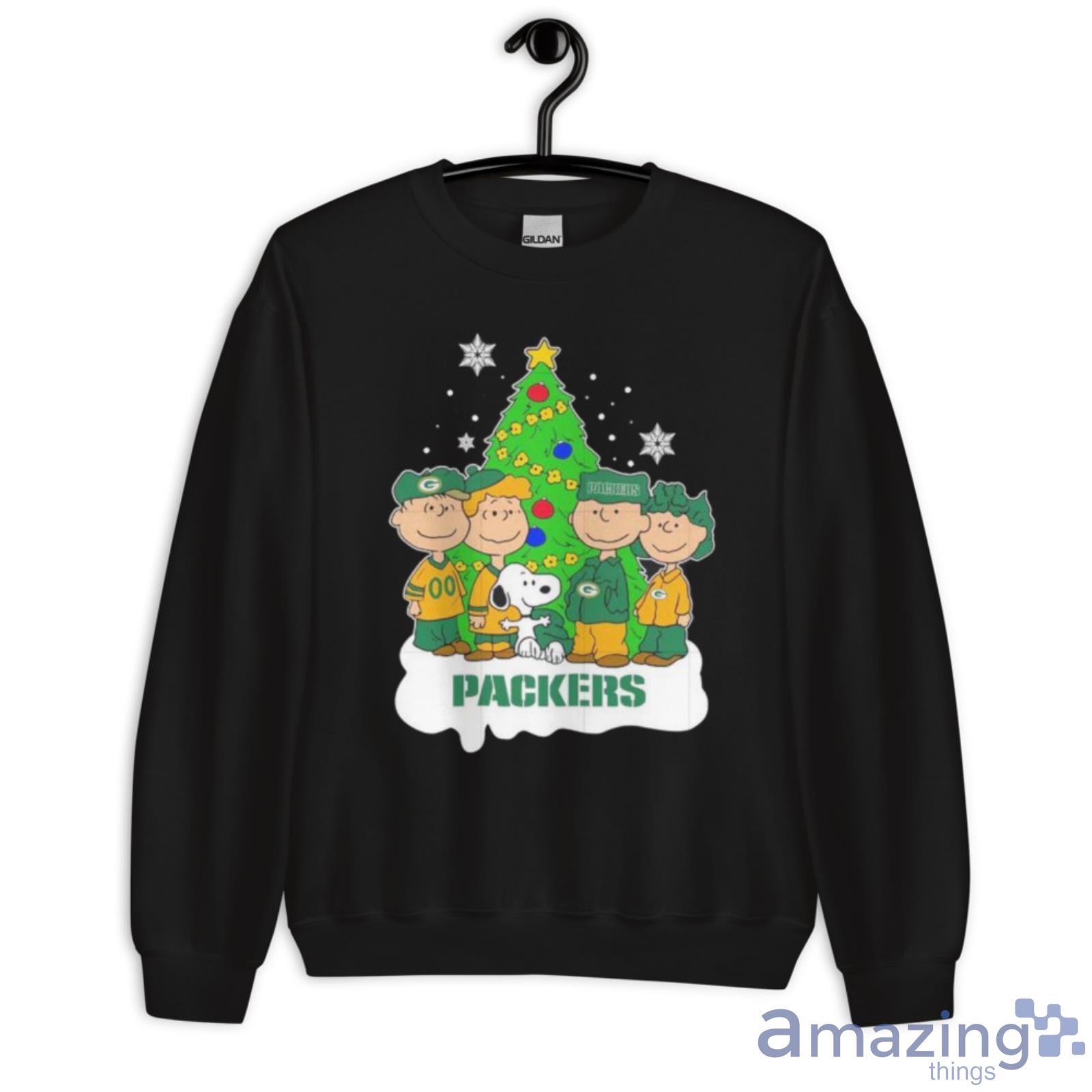 Snoopy The Peanuts Green Bay Packers Christmas Shirt