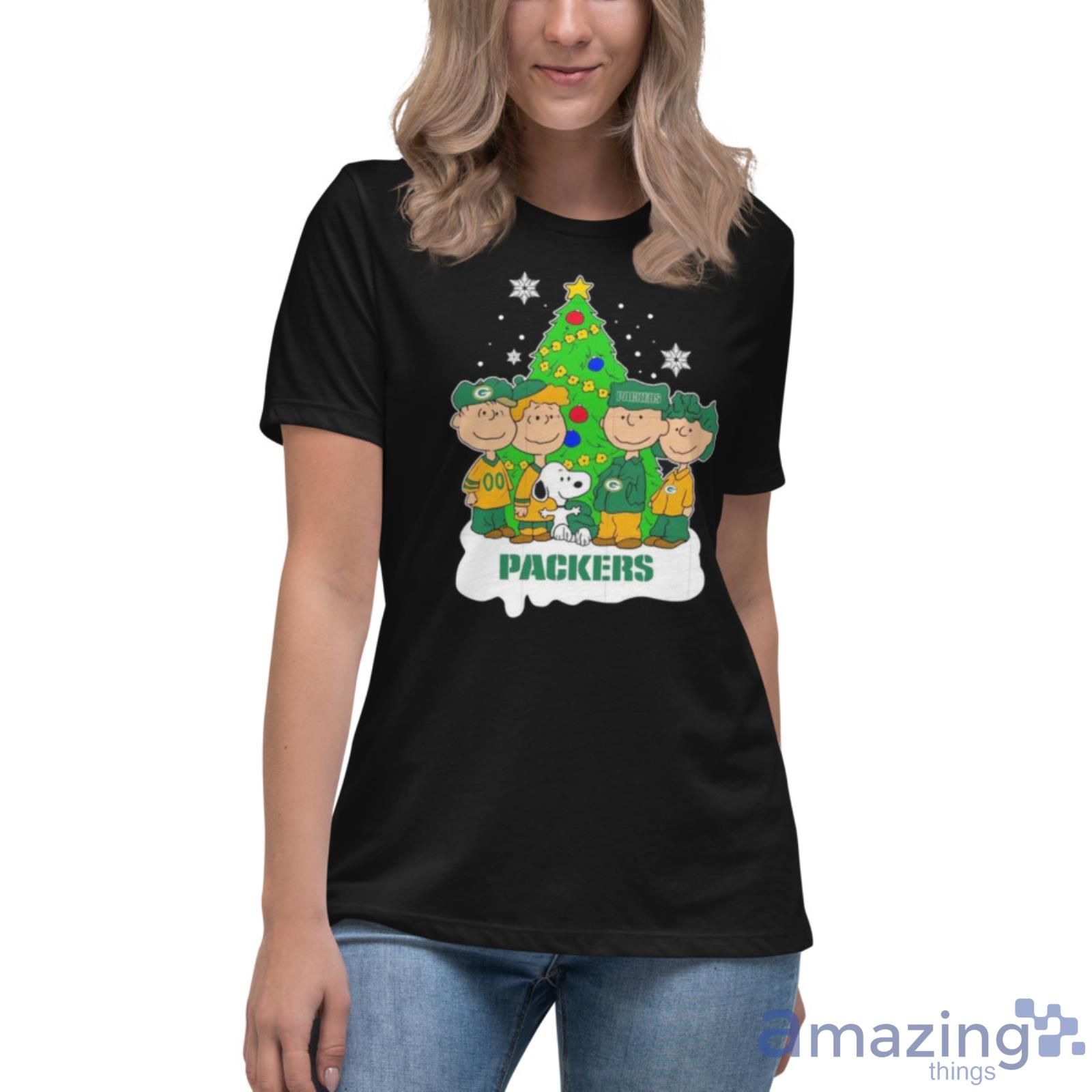 Nouvette Snoopy Green Bay Packers Christmas Shirt