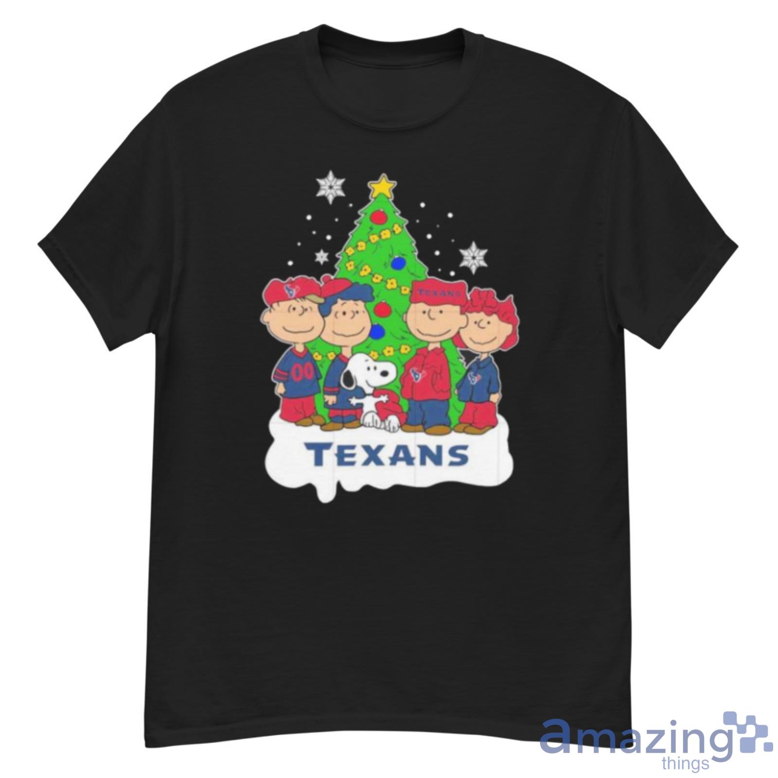 Snoopy The Peanuts Houston Texans Christmas Shirt - G500 Men’s Classic T-Shirt