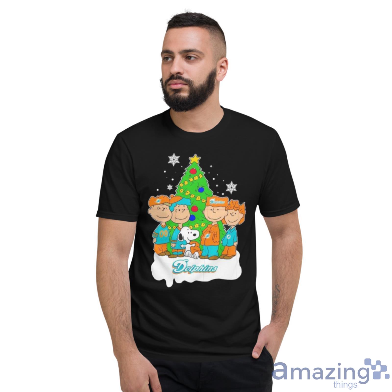 Miami Dolphins Christmas Tree Nfl Shirt - Peanutstee